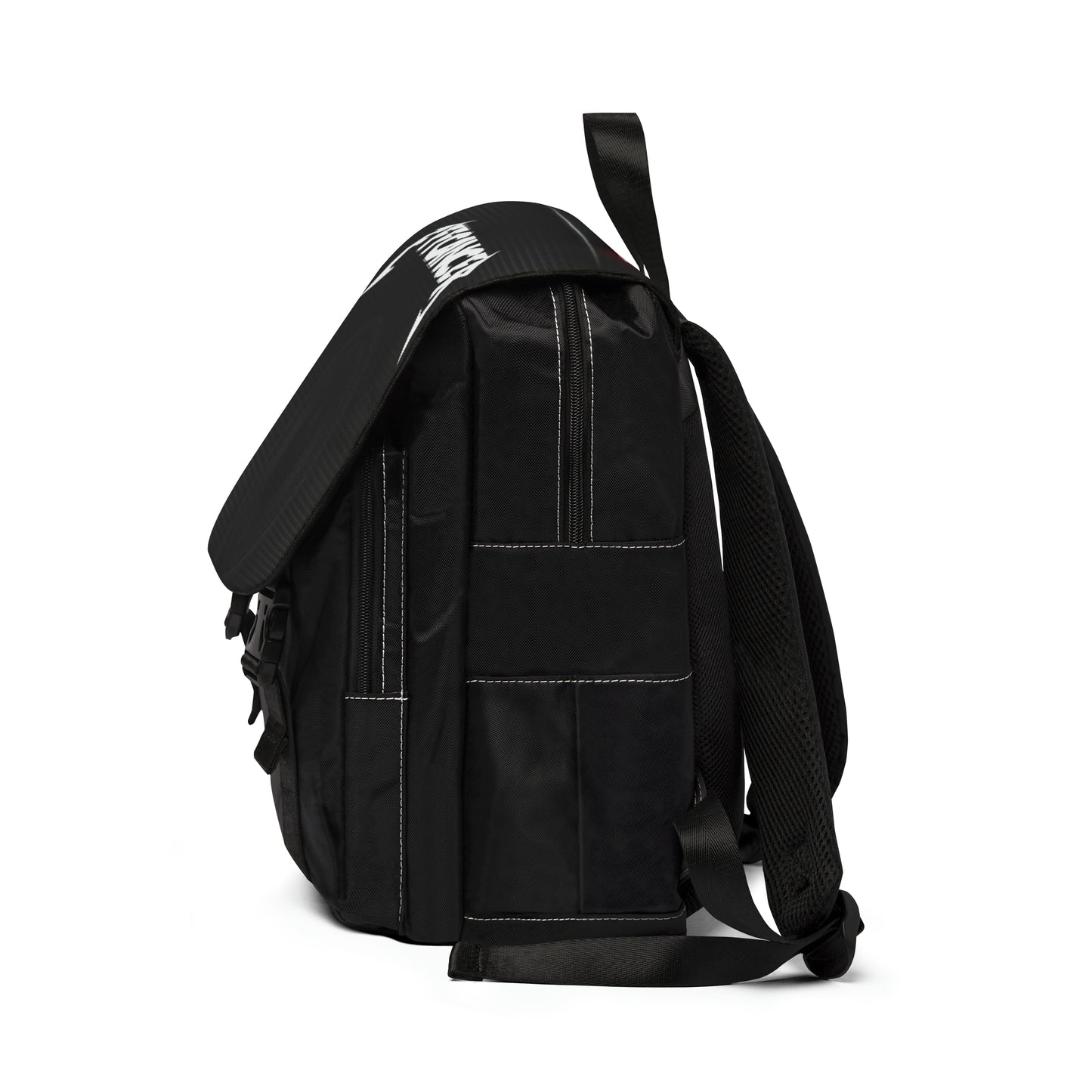 Metal Front Flap Backpack