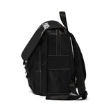 Metal Front Flap Backpack