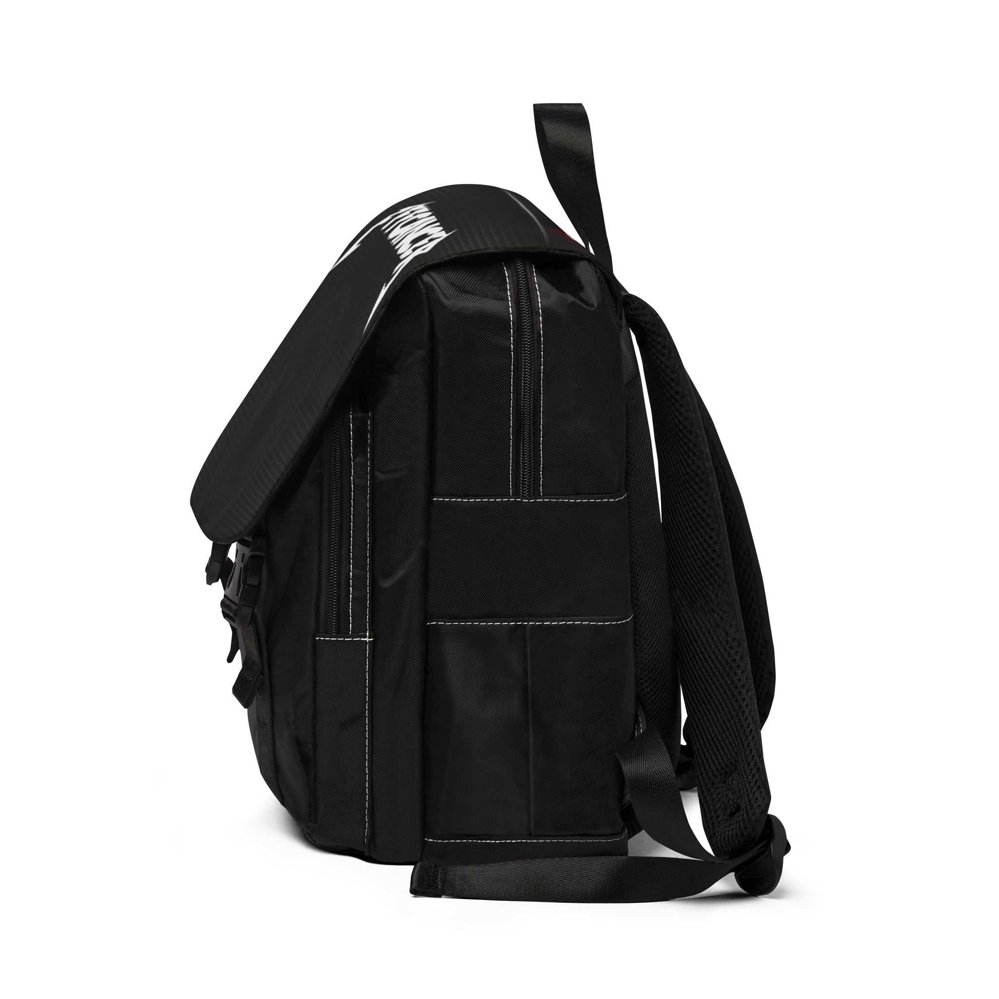 Metal Front Flap Backpack