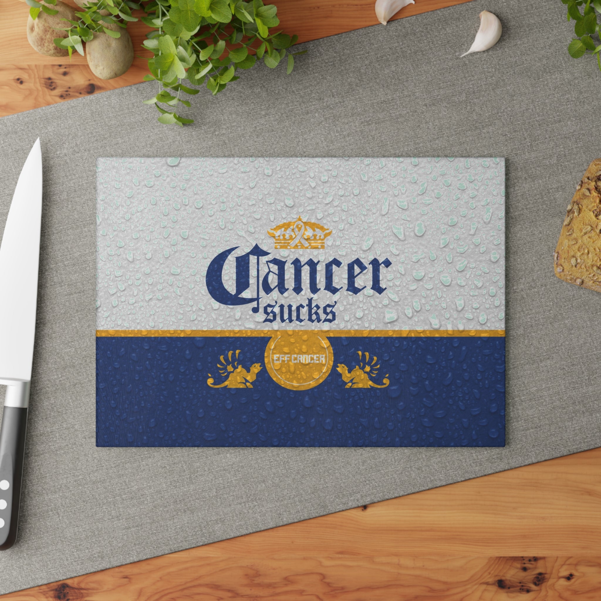 Cerveza Glass Cutting Board