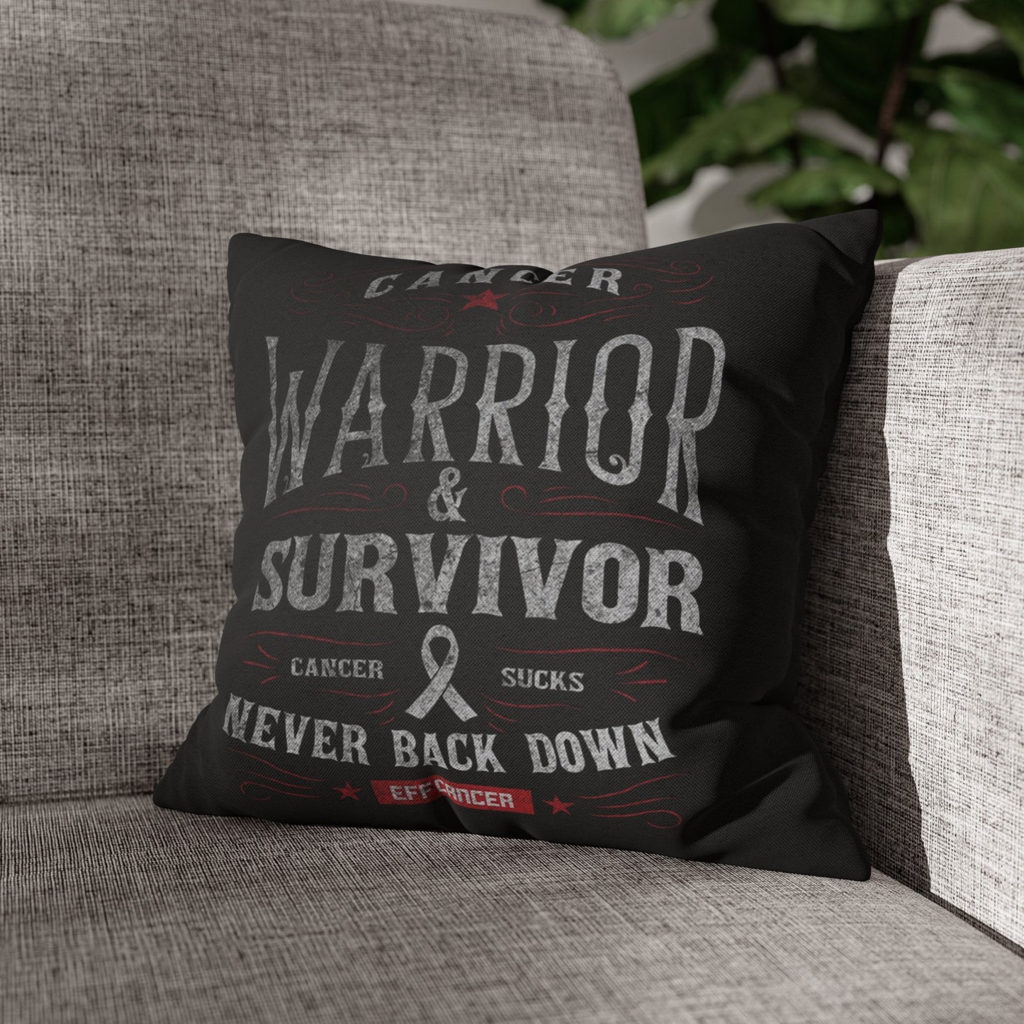 Vintage Warrior Pillow Cover