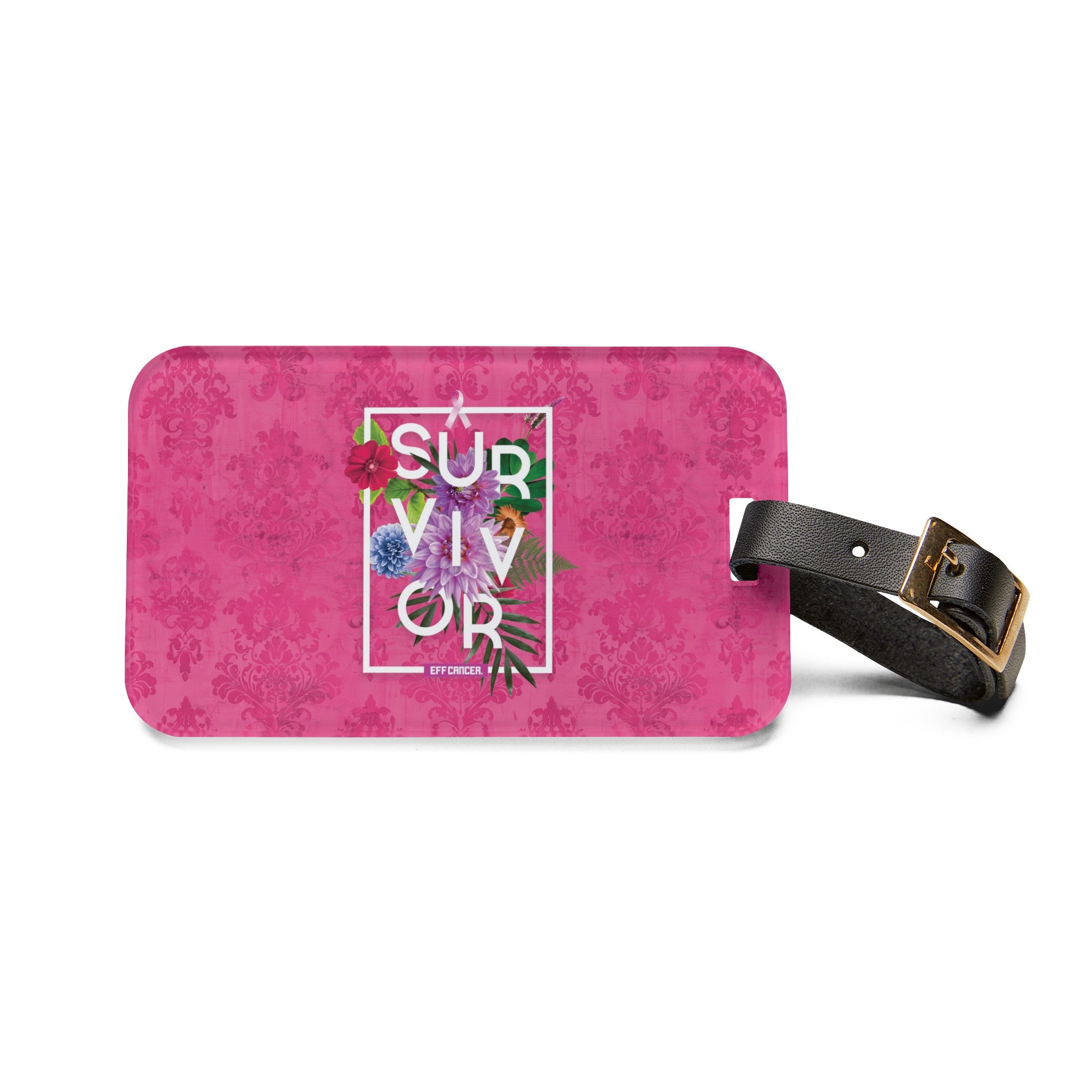 Floral Survival Luggage Tag