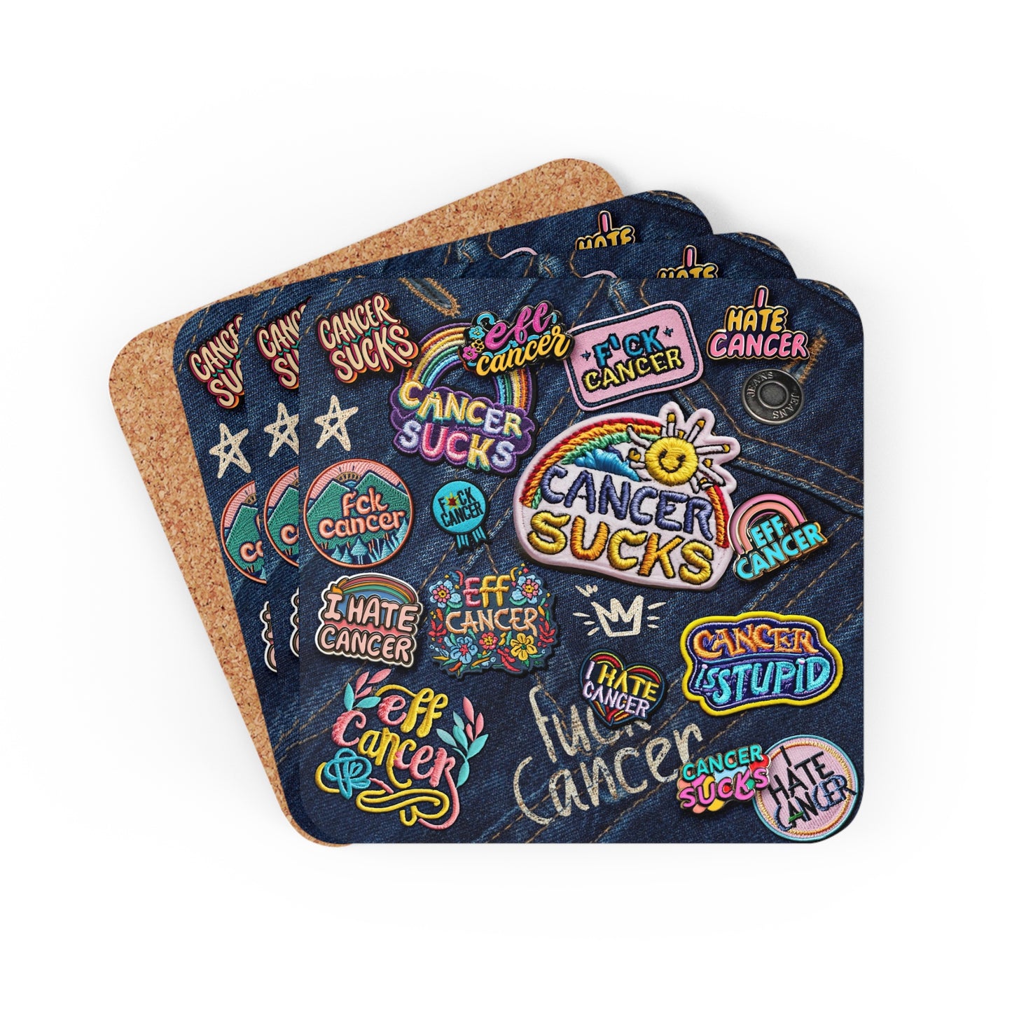 Patchy Coaster Set