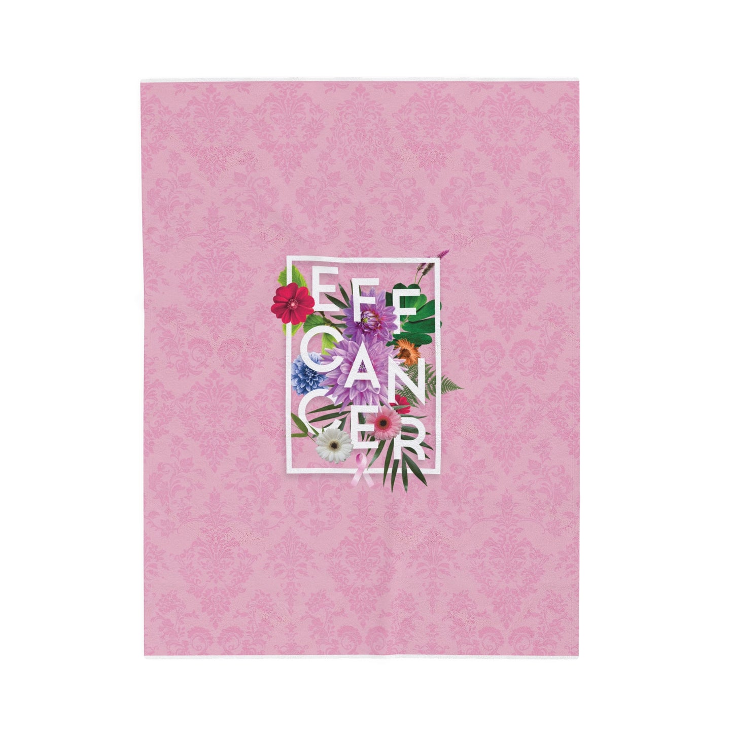 Floral Eff Plush Blanket
