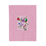 Floral Eff Plush Blanket