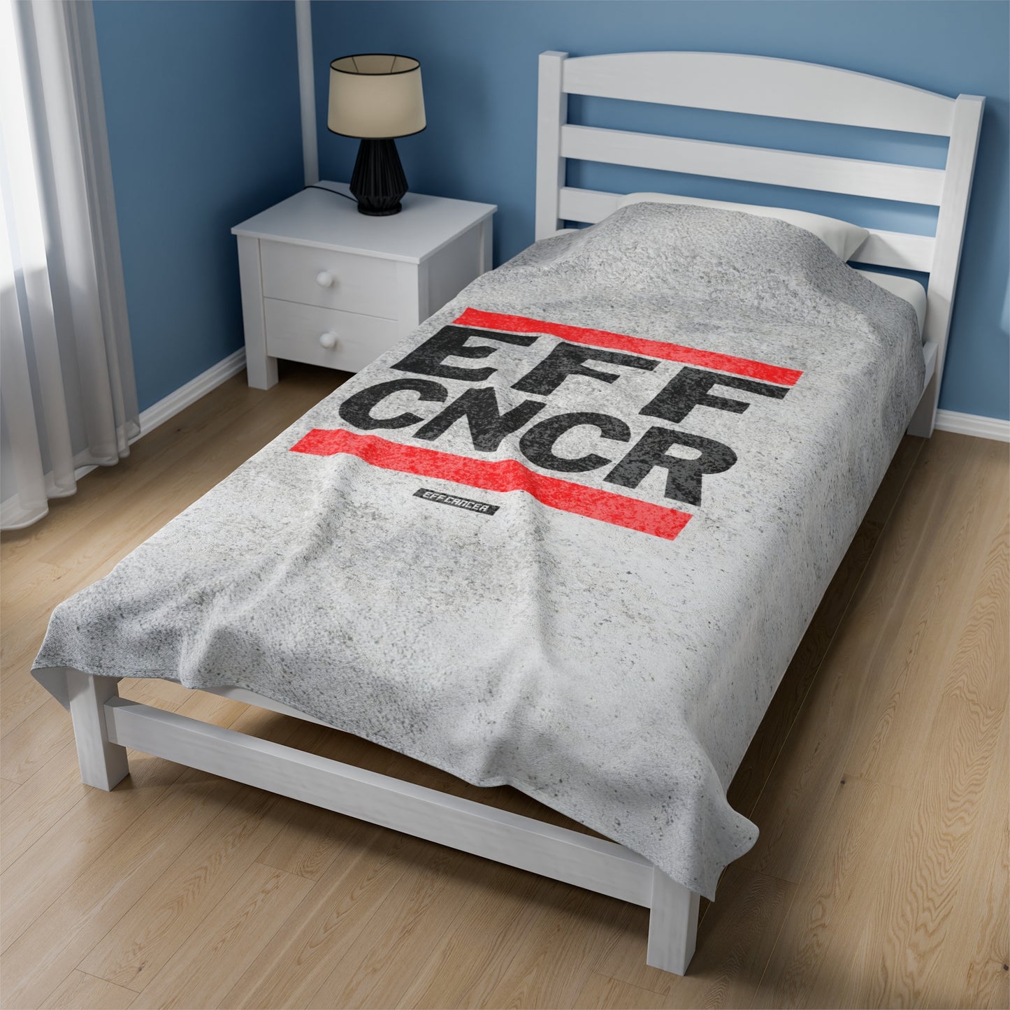 EFF CNCR Plush Blanket
