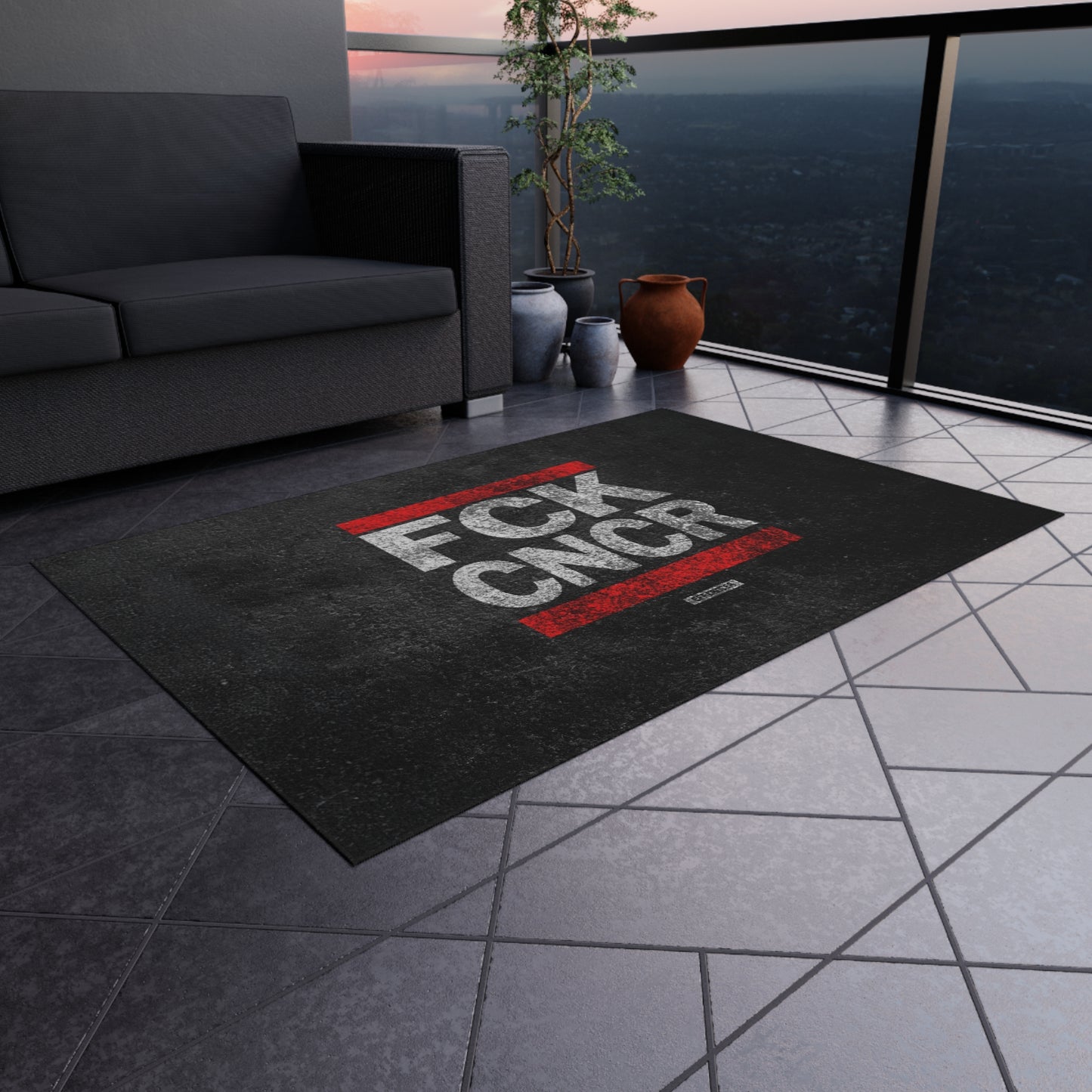 FCK CNCR Outdoor Rug