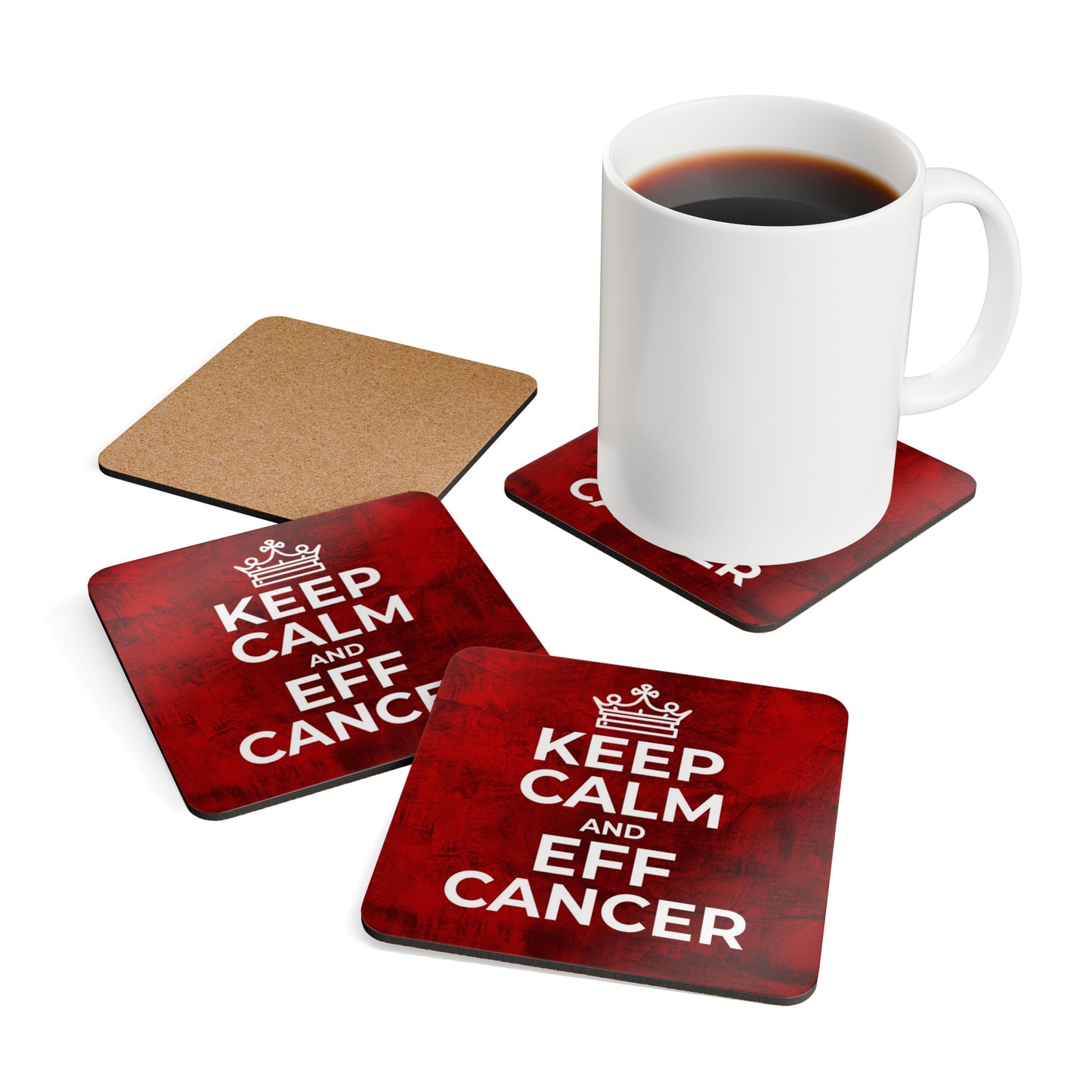 Keep Calm Coaster Set