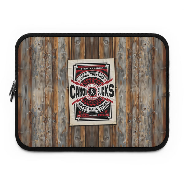 Cancer Sucks Street Laptop Sleeve
