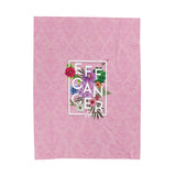 Floral Eff Plush Blanket