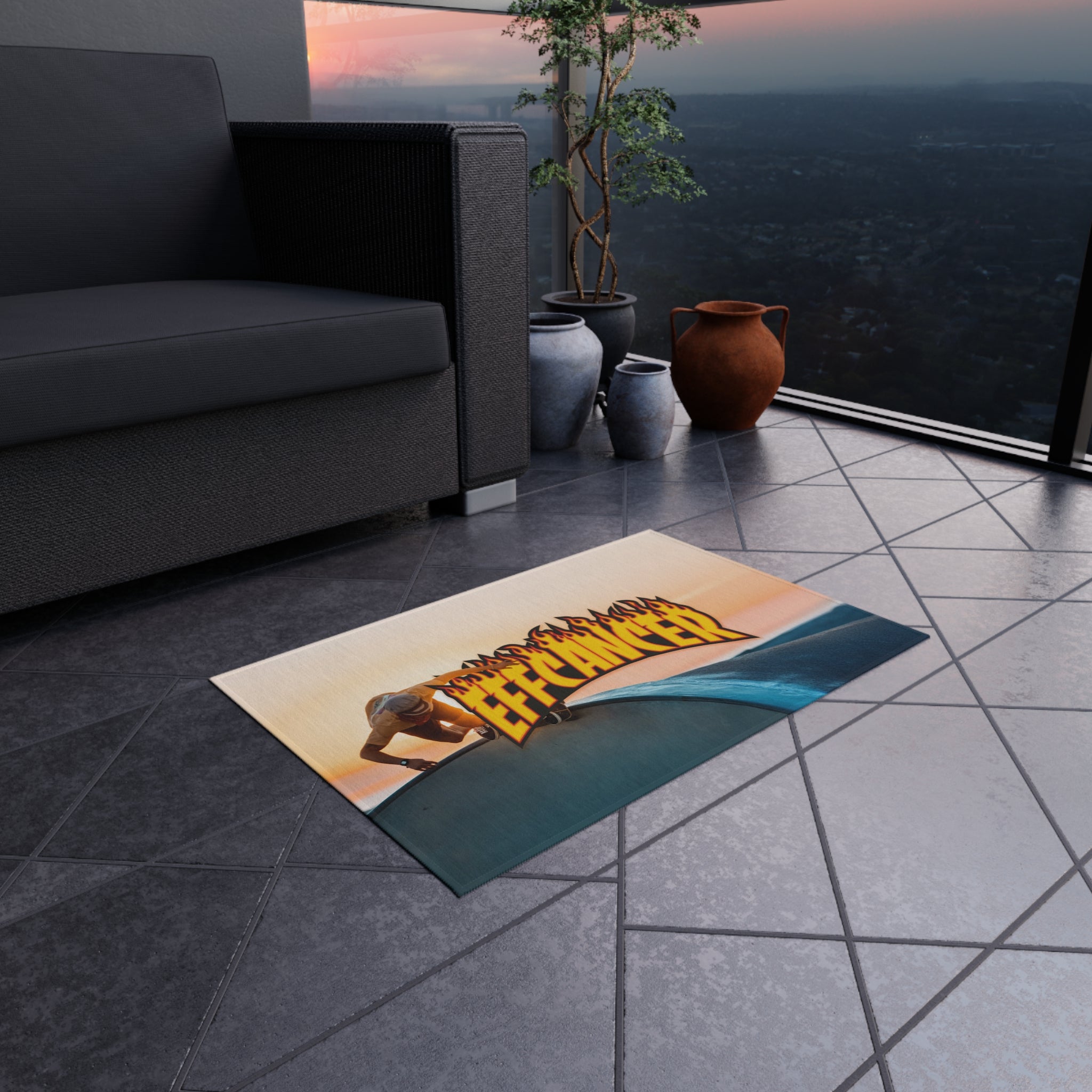 Thrashed Outdoor Rug