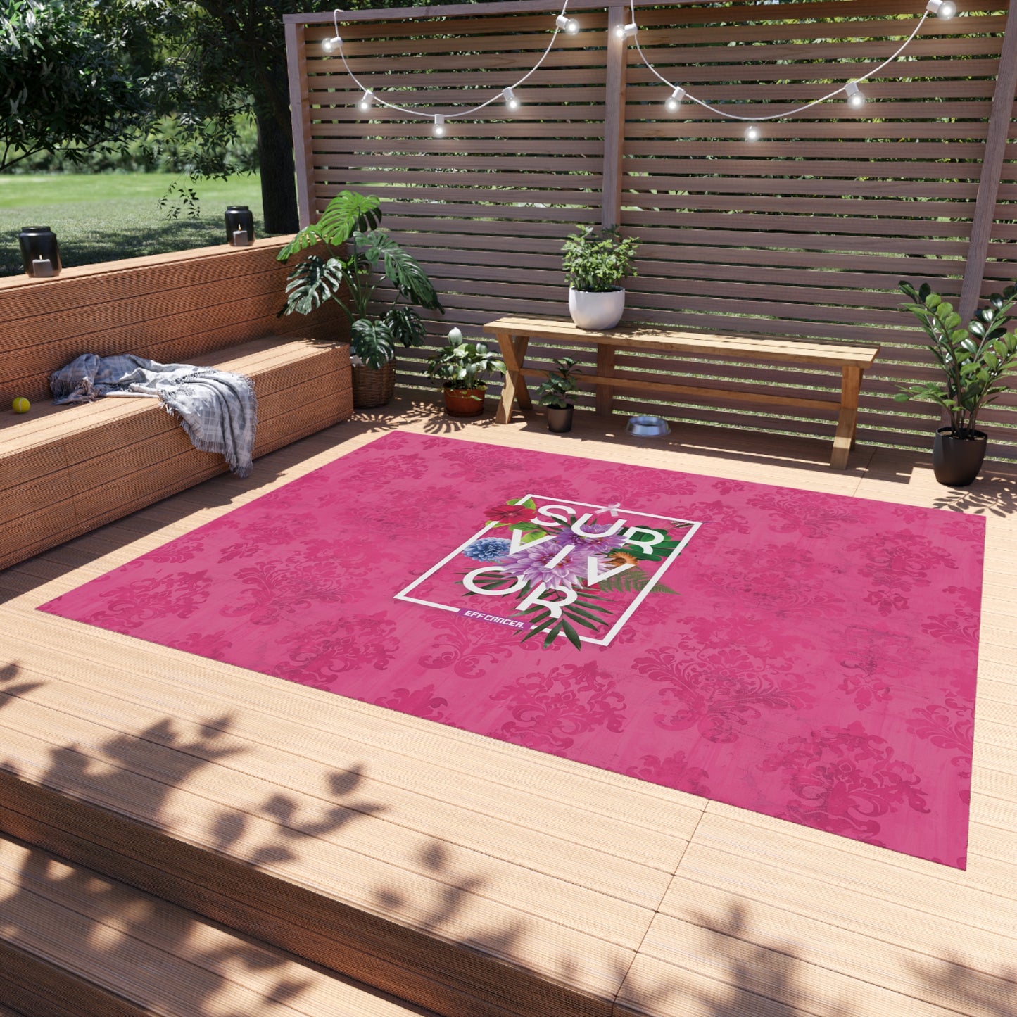 Floral Survival Outdoor Rug