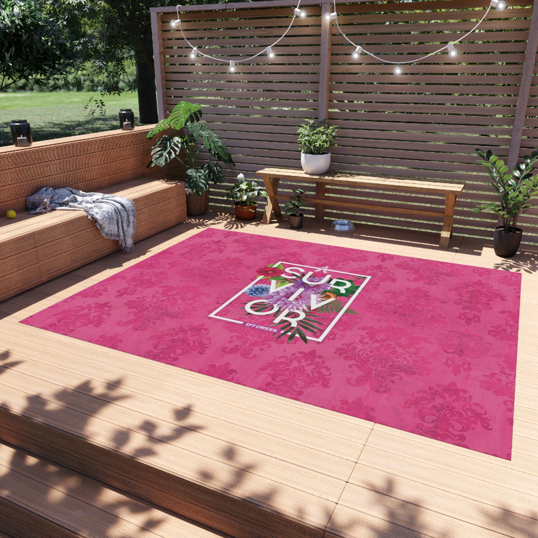 Floral Survival Outdoor Rug