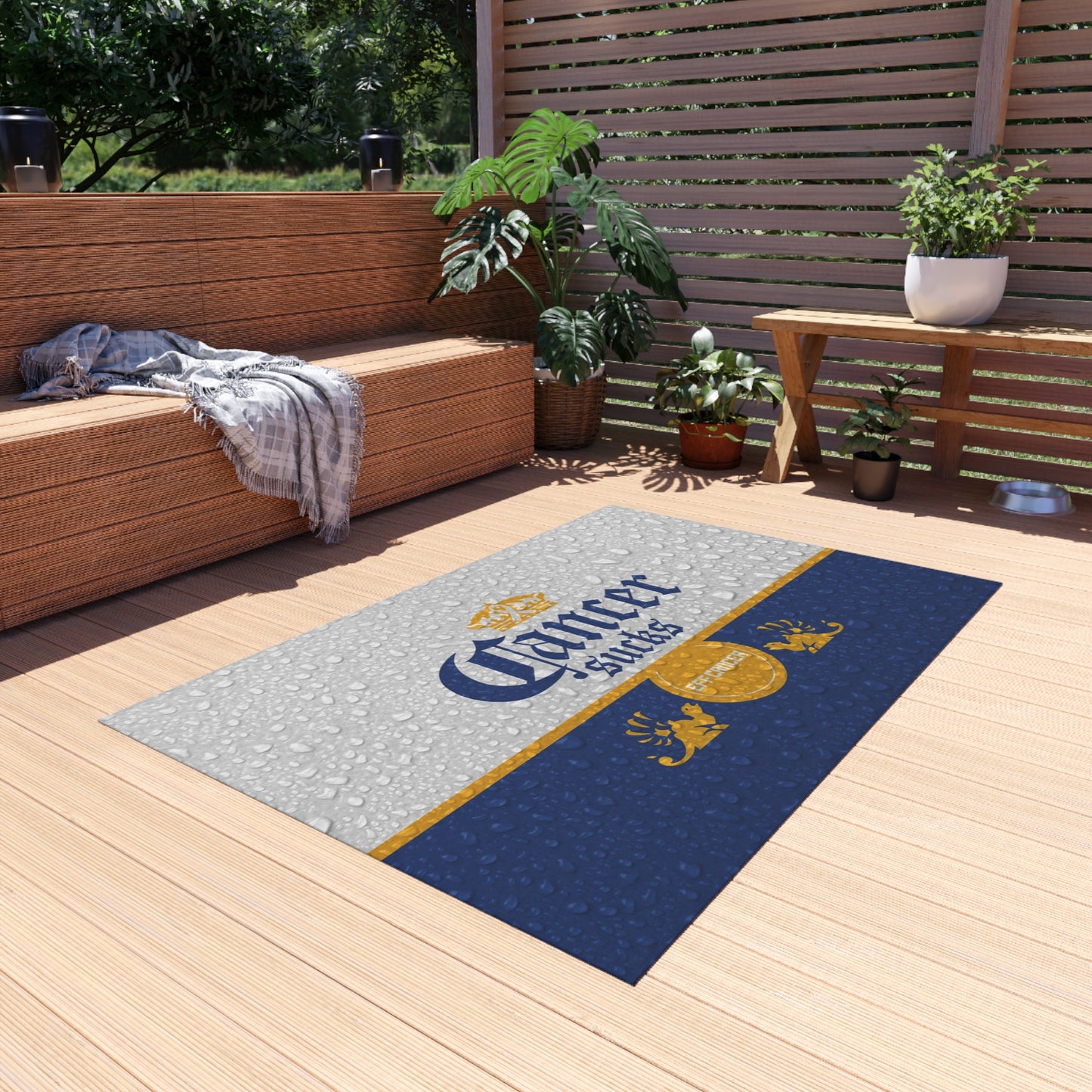 Cerveza Outdoor Rug