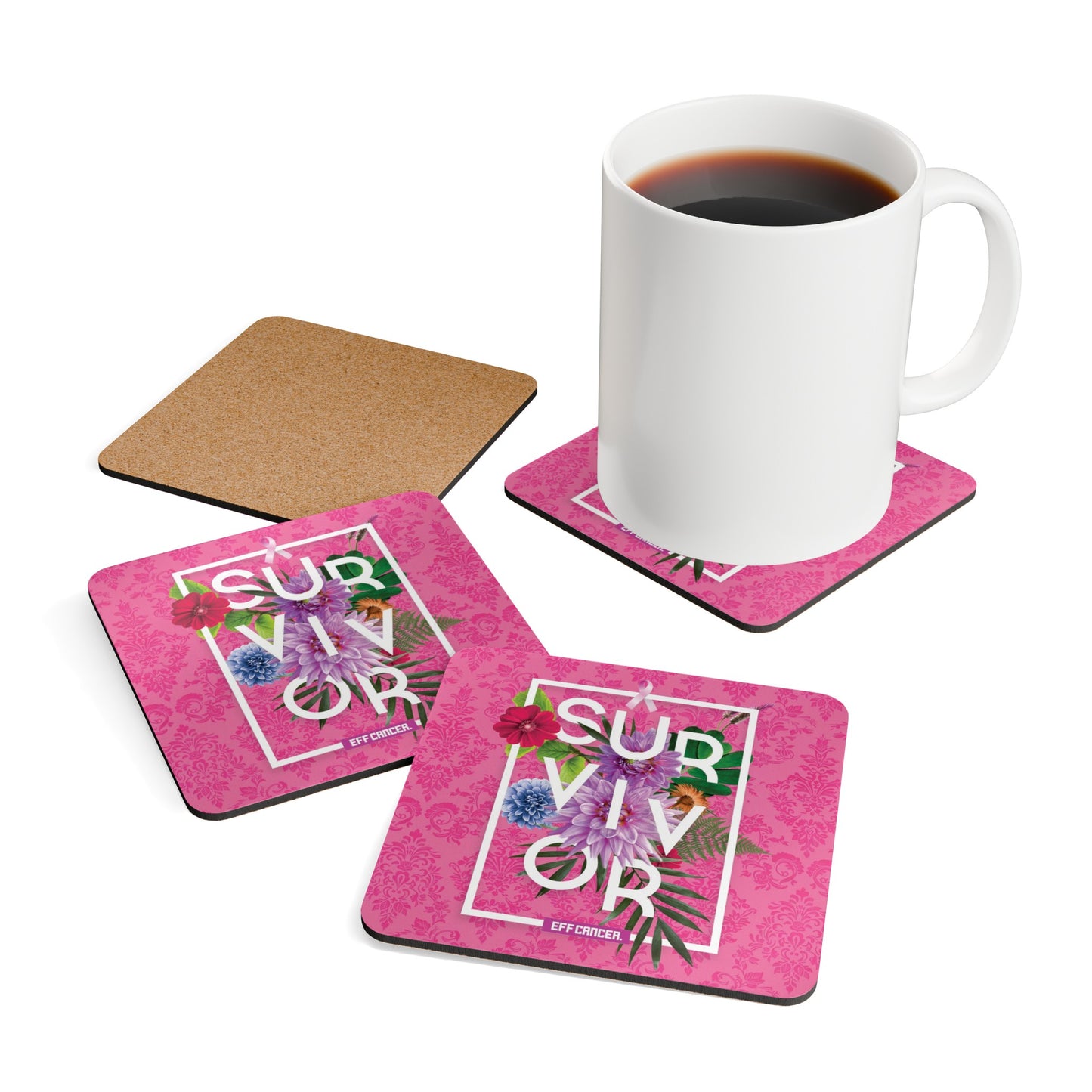 Floral Survivor Coaster Set
