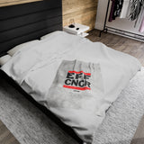 EFF CNCR Plush Blanket