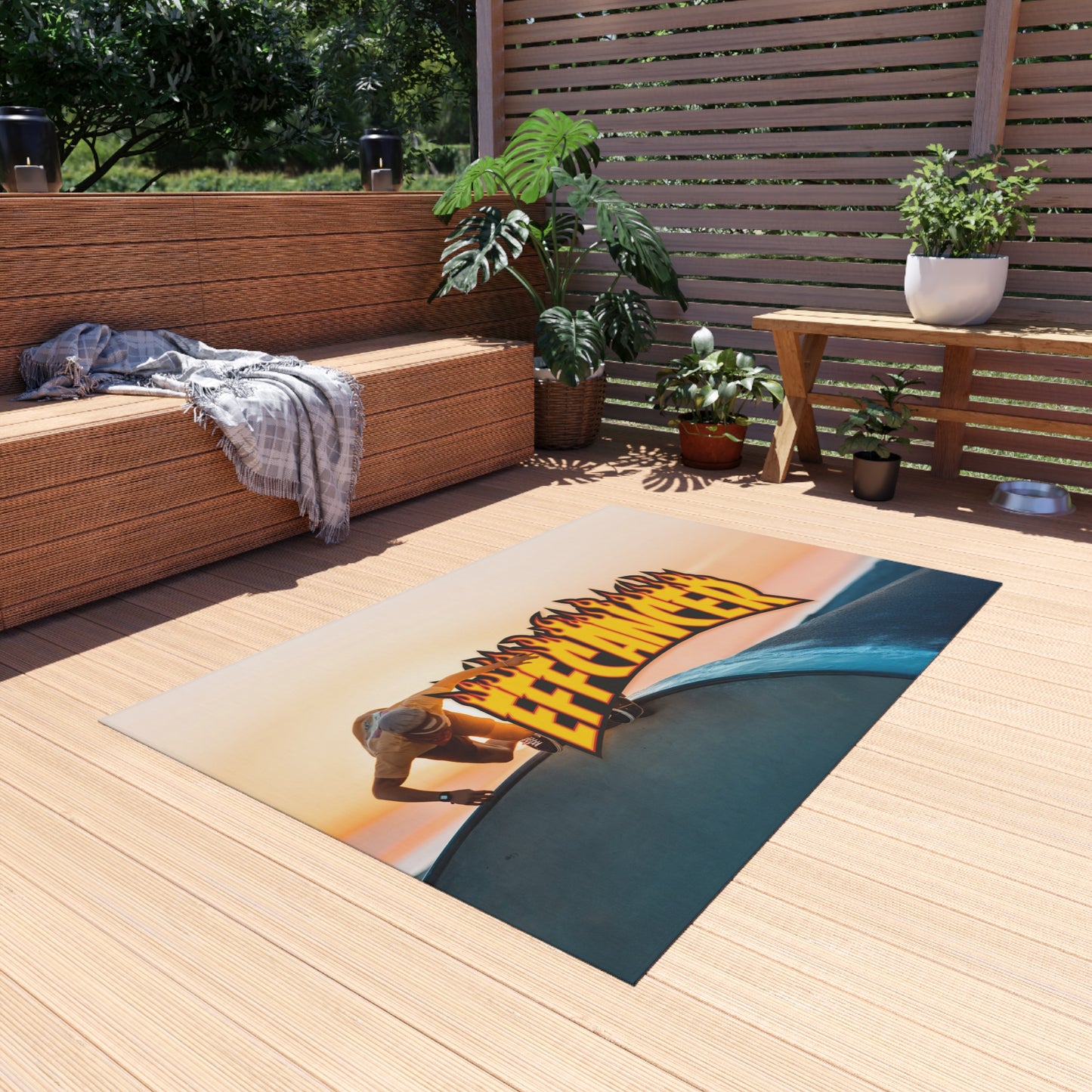 Thrashed Outdoor Rug