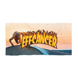 Thrashed Beach Towel