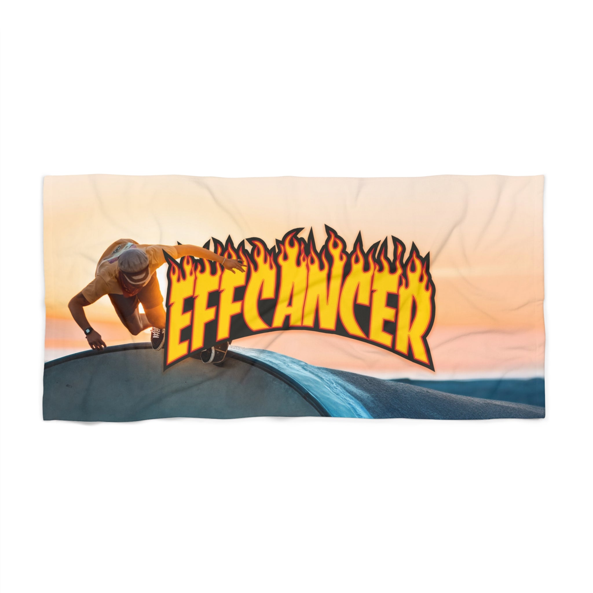 Thrashed Beach Towel