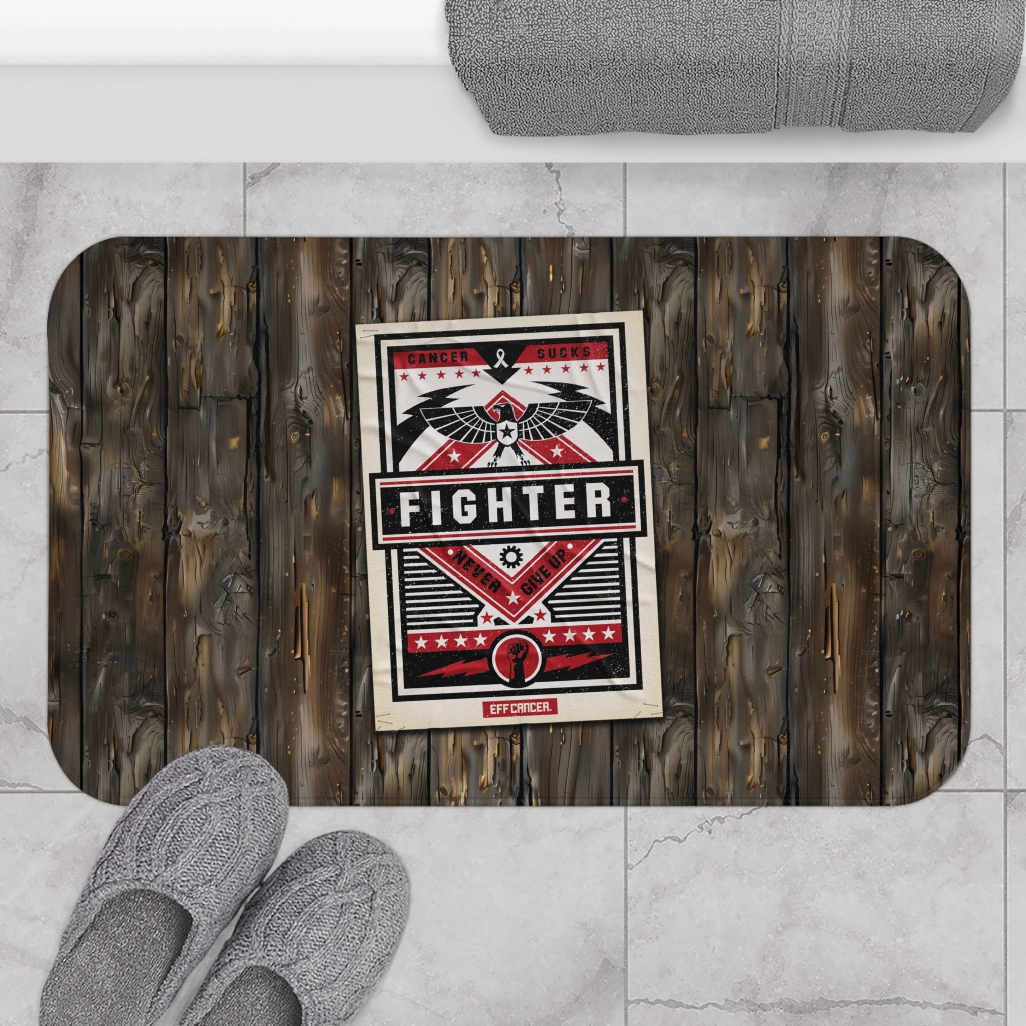 Fighter Street Bath Mat