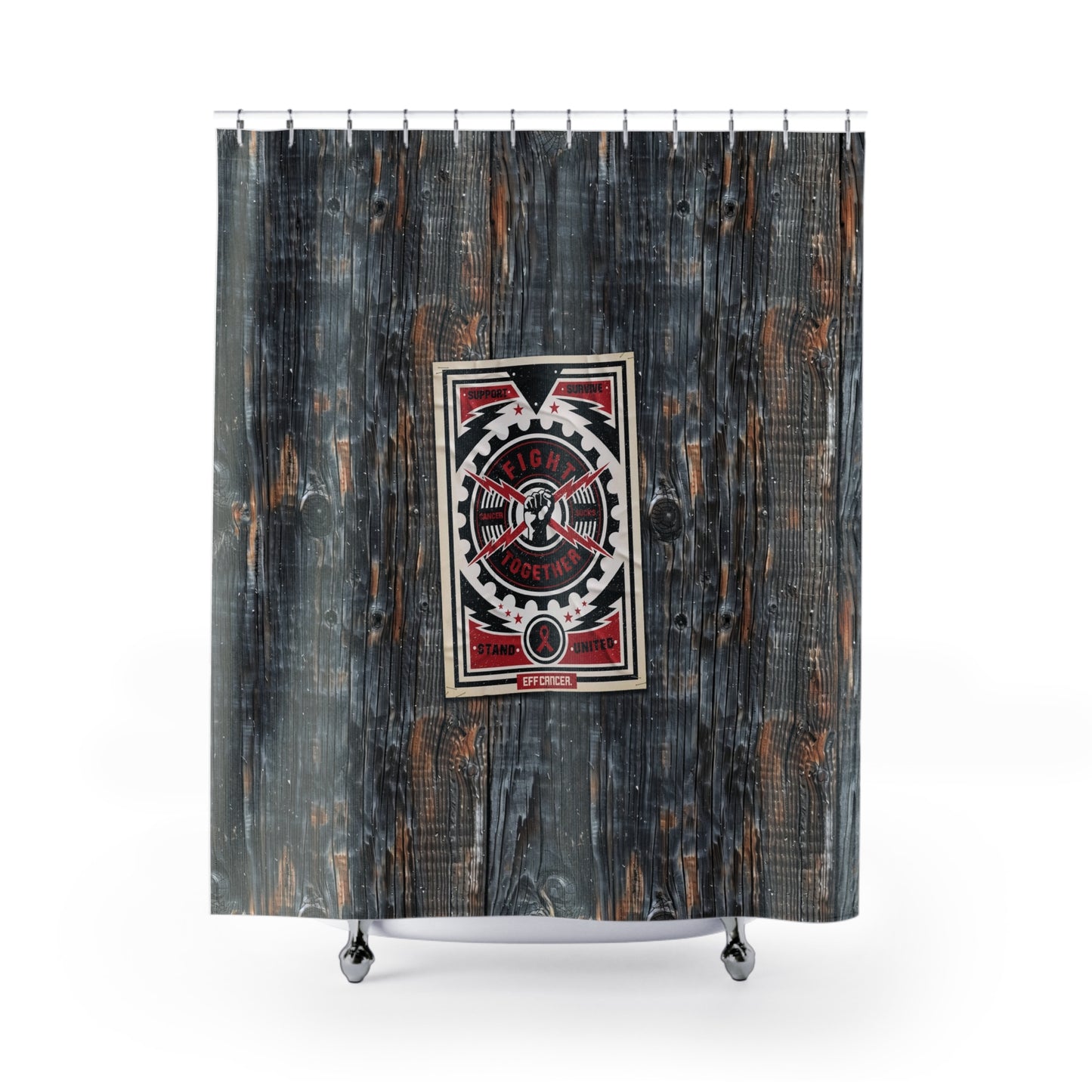 Fight Together Street Shower Curtain