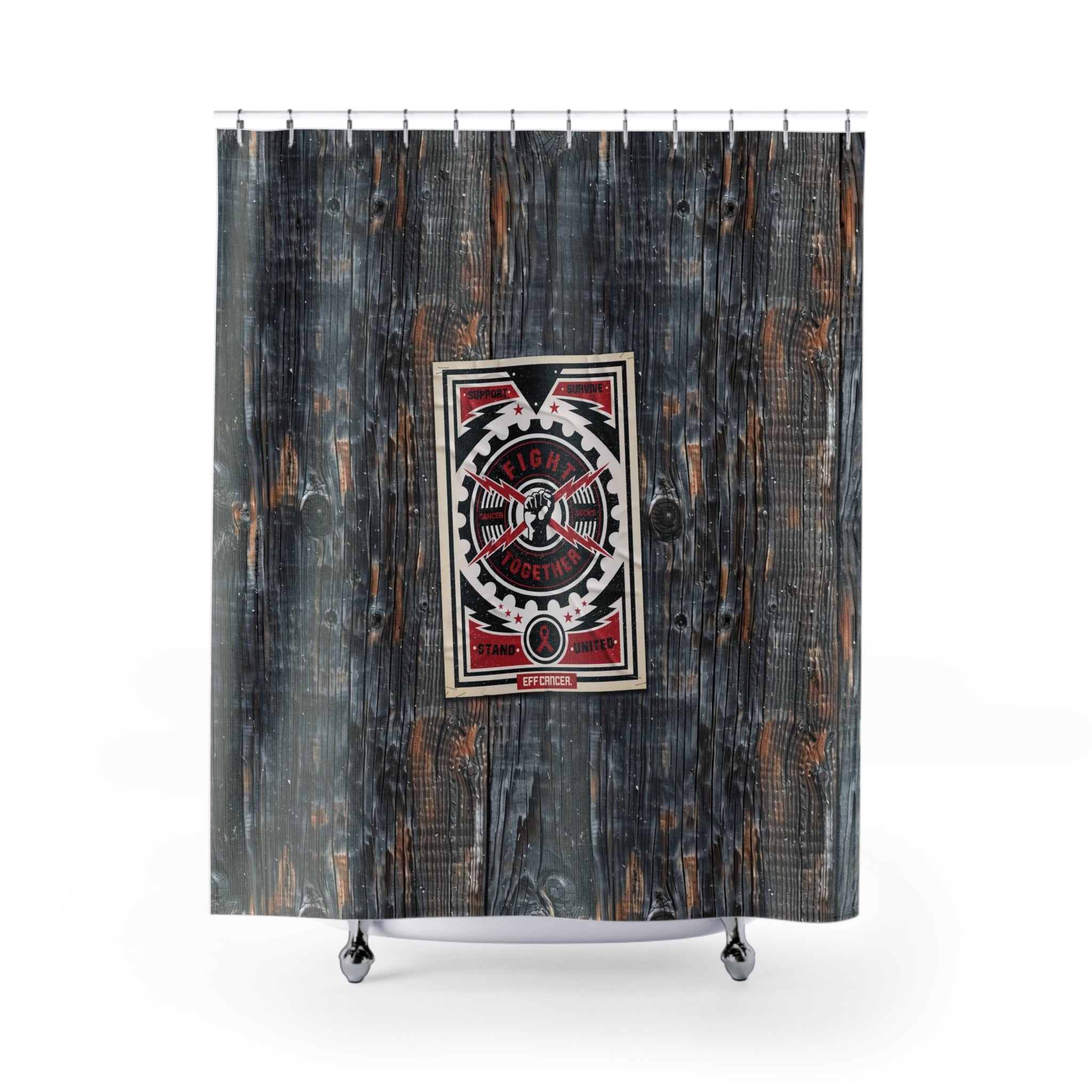Fight Together Street Shower Curtain