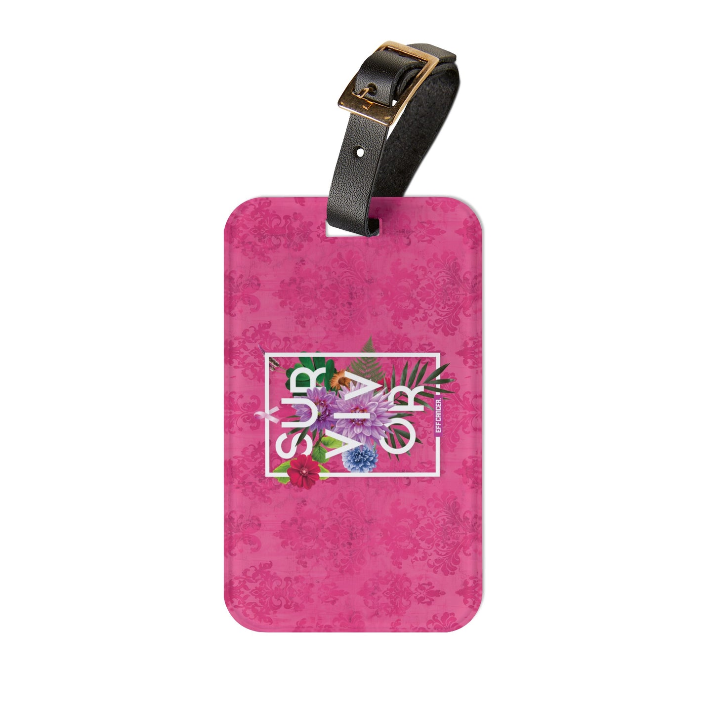 Floral Survival Luggage Tag