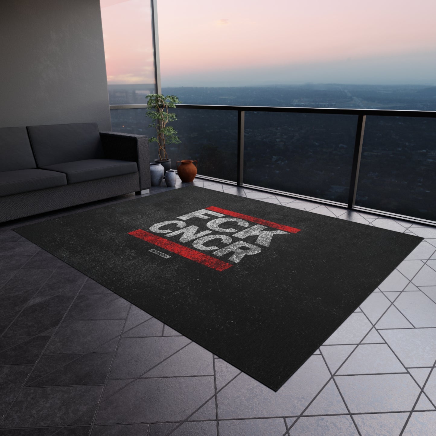 FCK CNCR Outdoor Rug