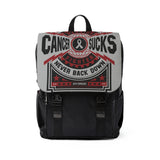 Cancer Sucks Front Flap Backpack