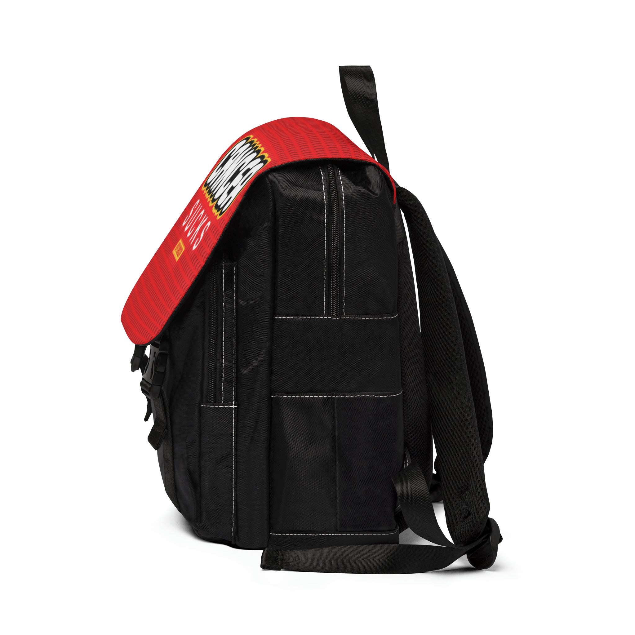 Bricks Front Flap Backpack