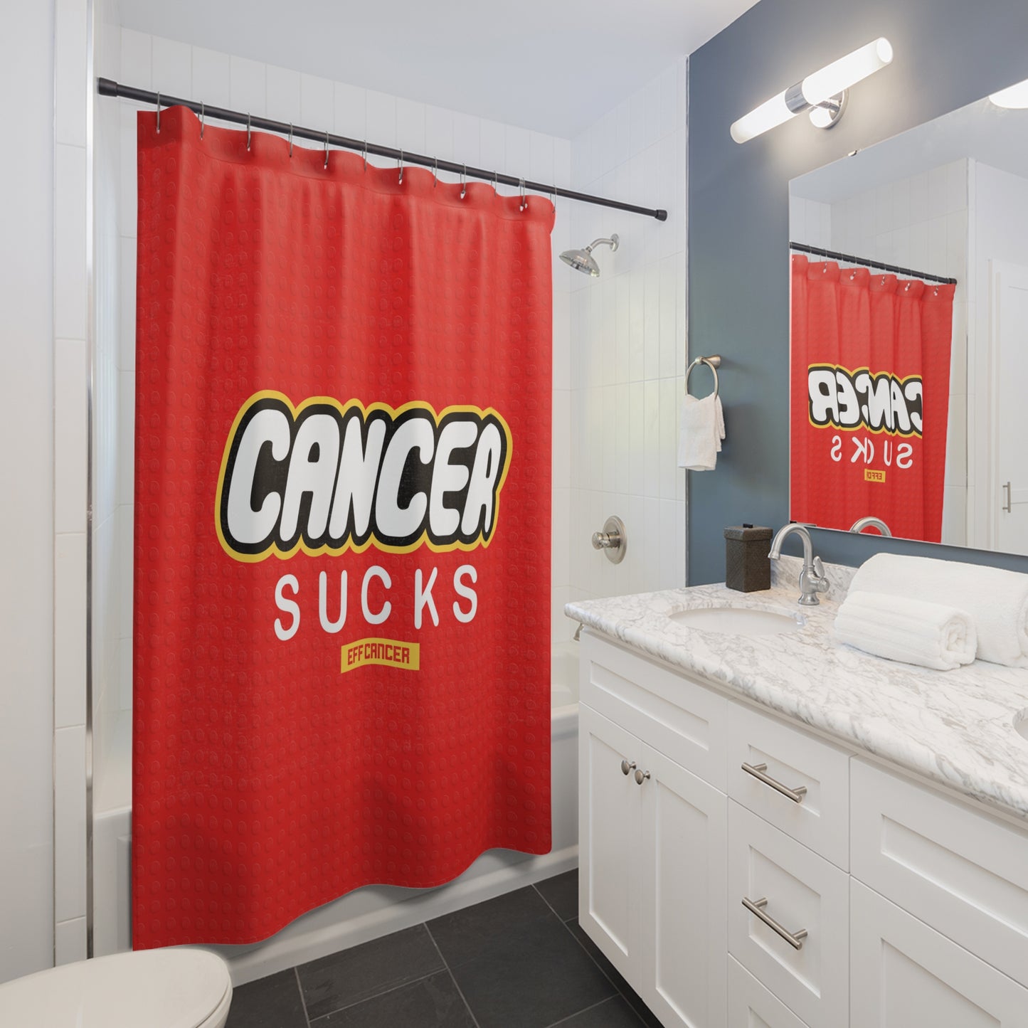 Blocks Shower Curtain