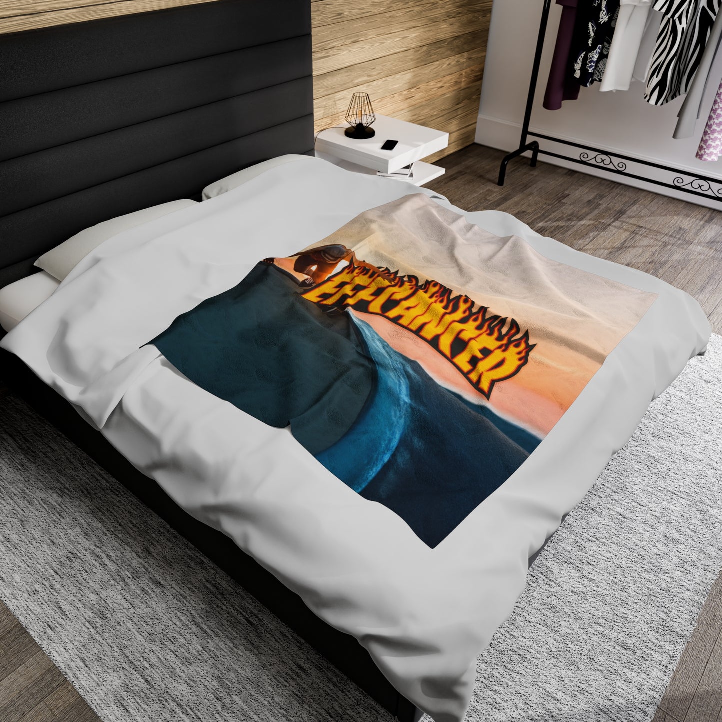 Thrashed Plush Blanket