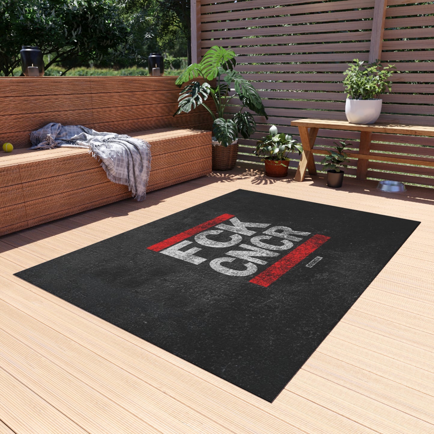 FCK CNCR Outdoor Rug