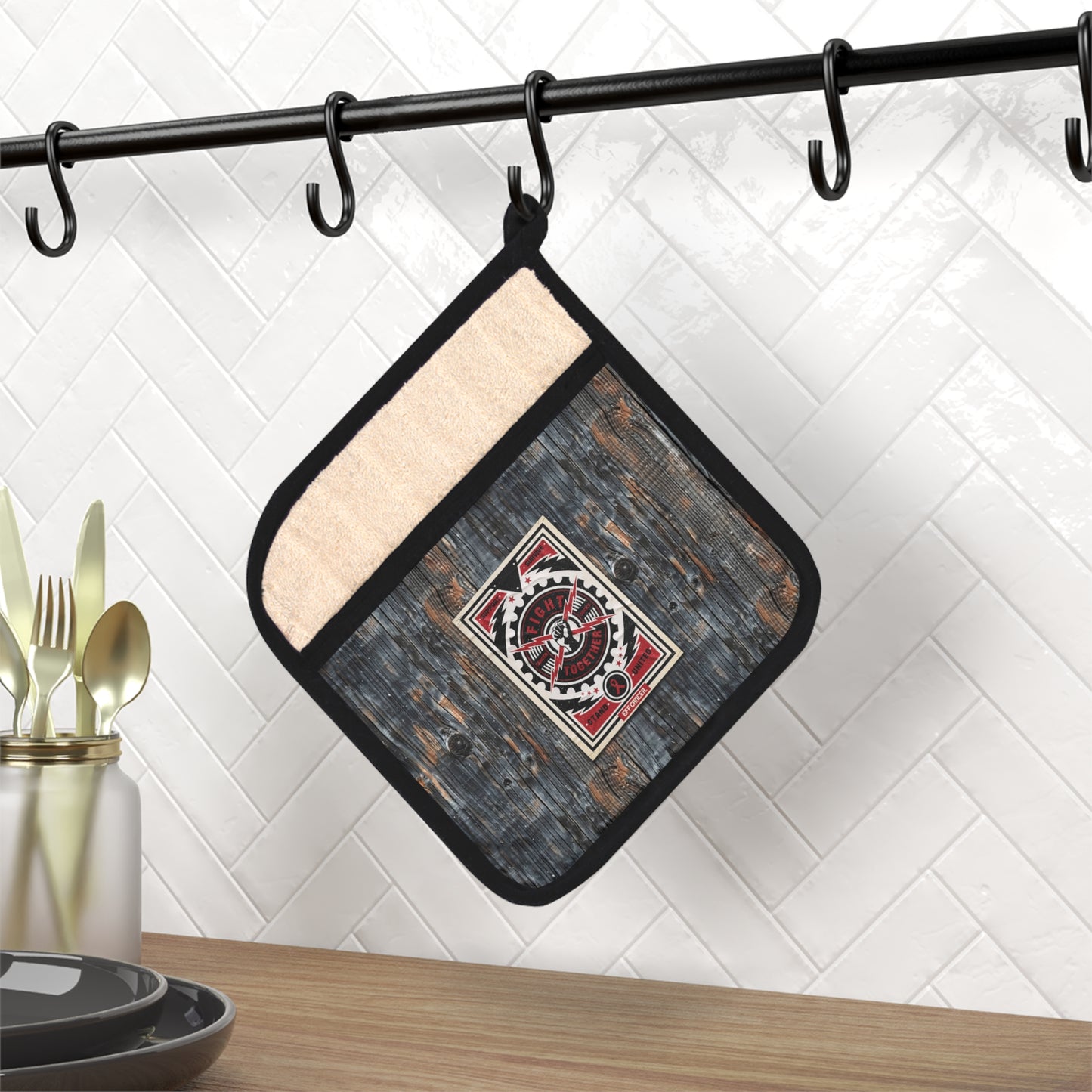 Fight Together Street Pot Holder