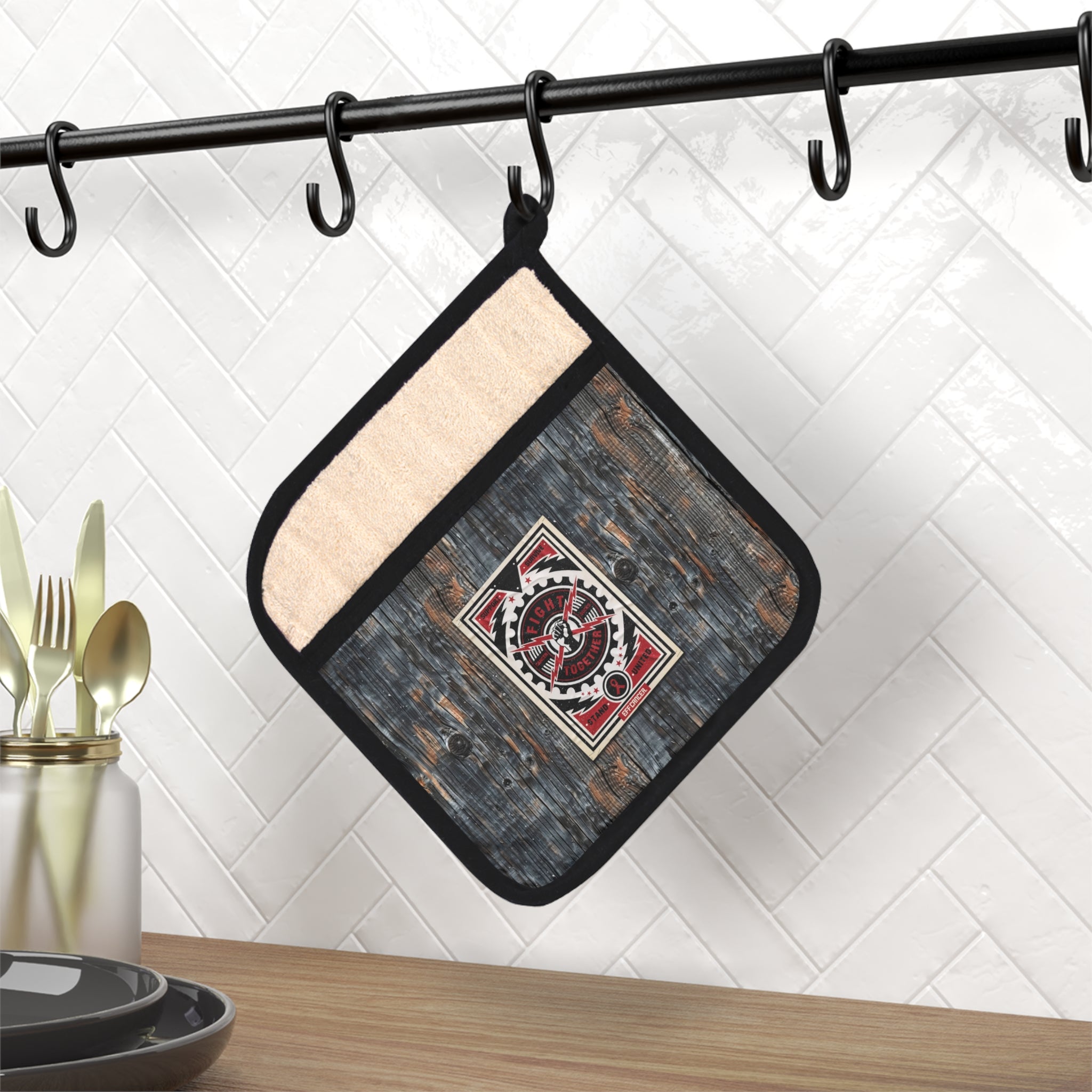 Fight Together Street Pot Holder
