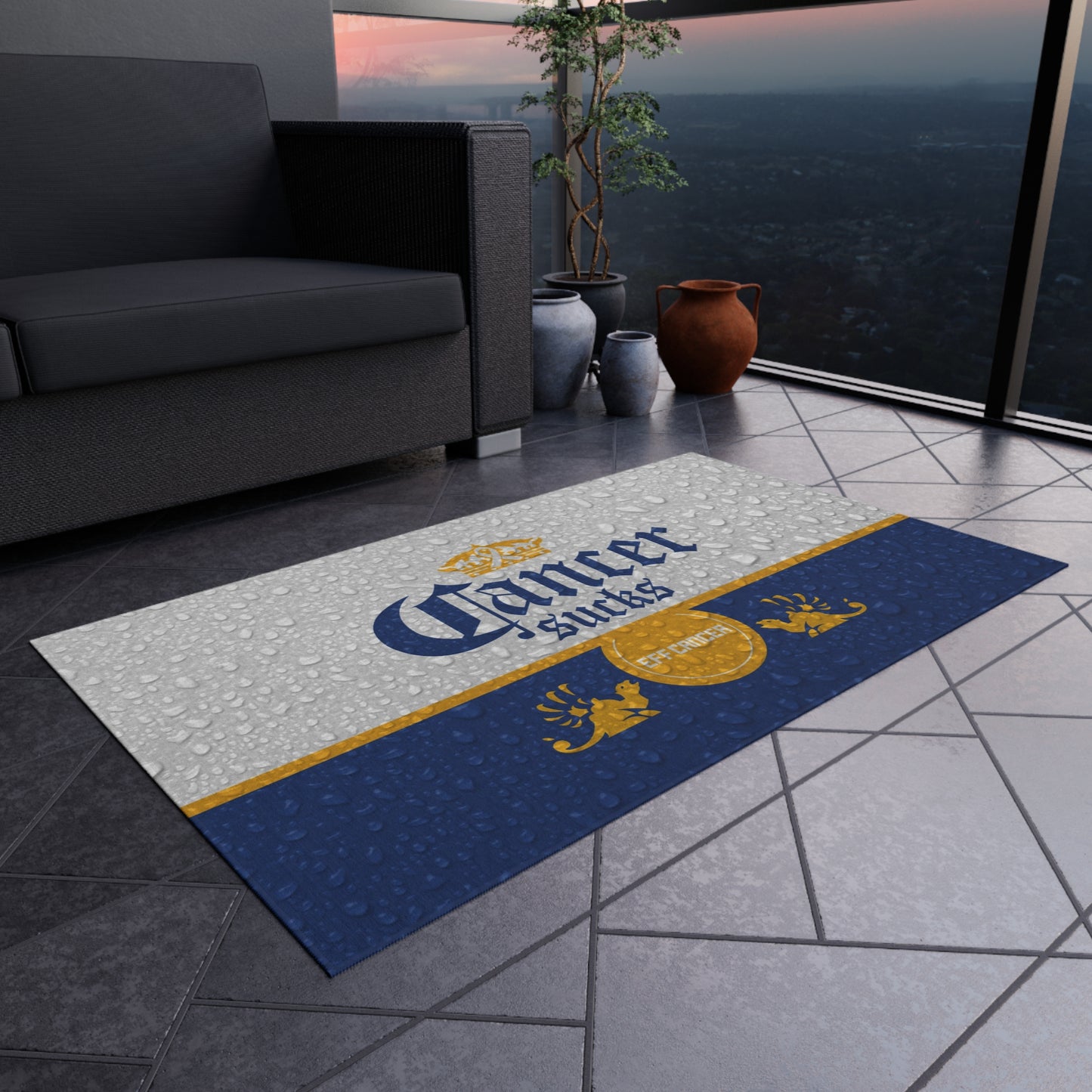 Cerveza Outdoor Rug