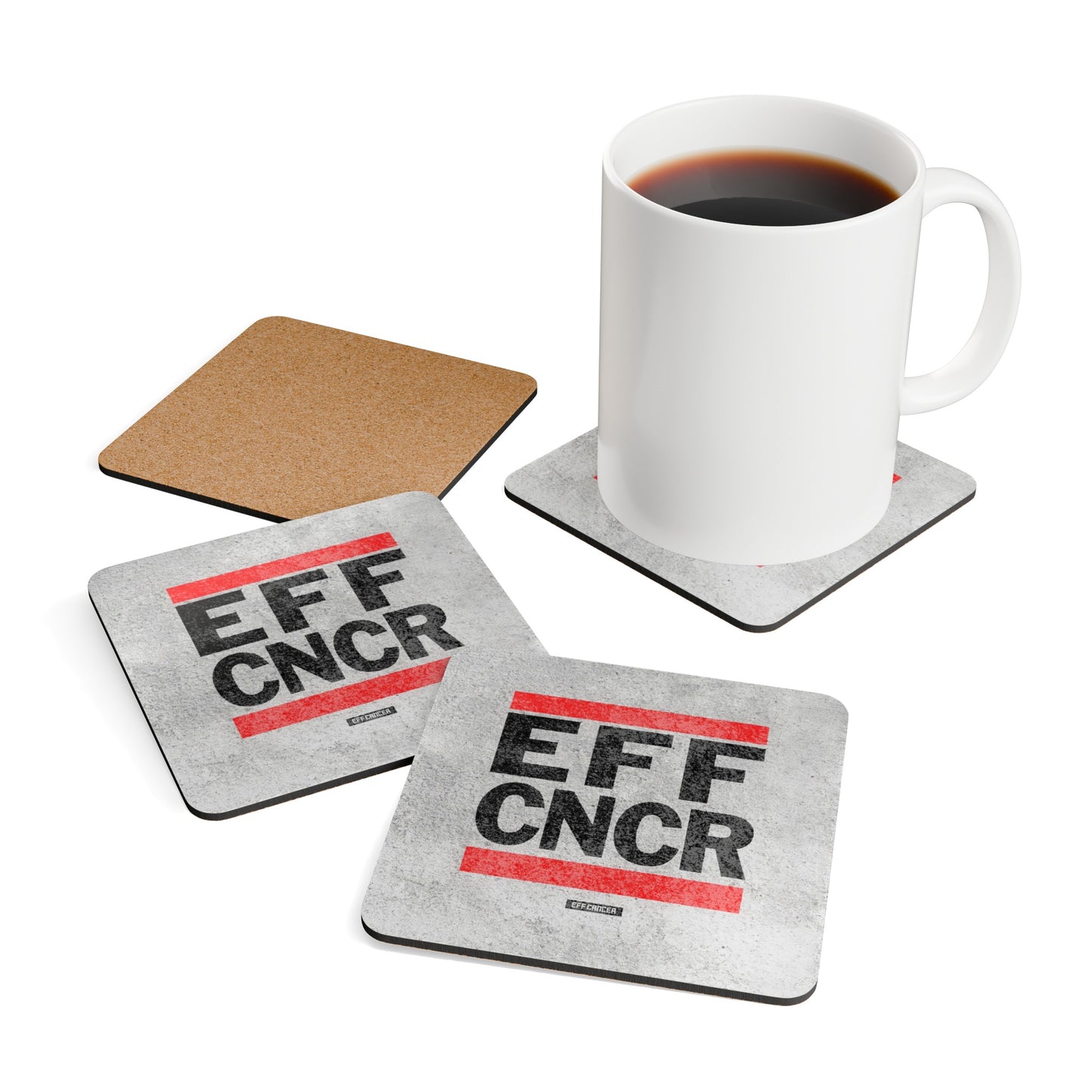 EFF CNCR Coaster Set