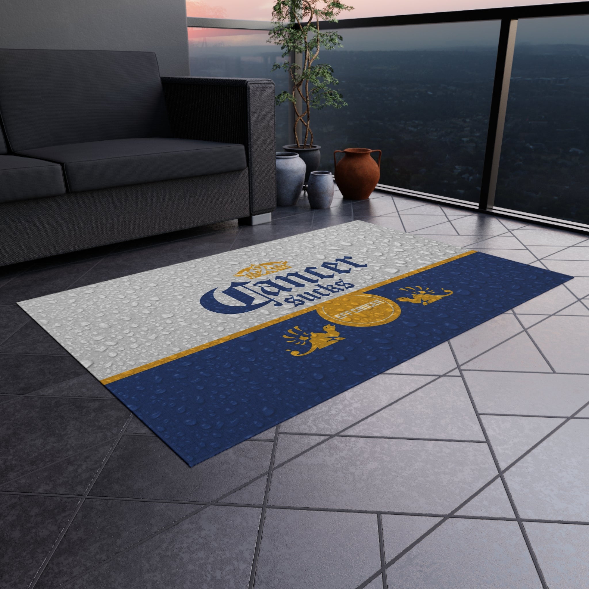 Cerveza Outdoor Rug