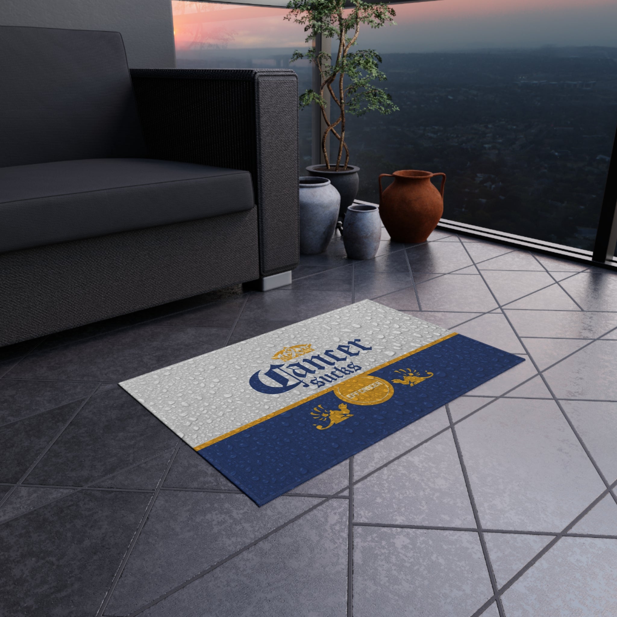 Cerveza Outdoor Rug