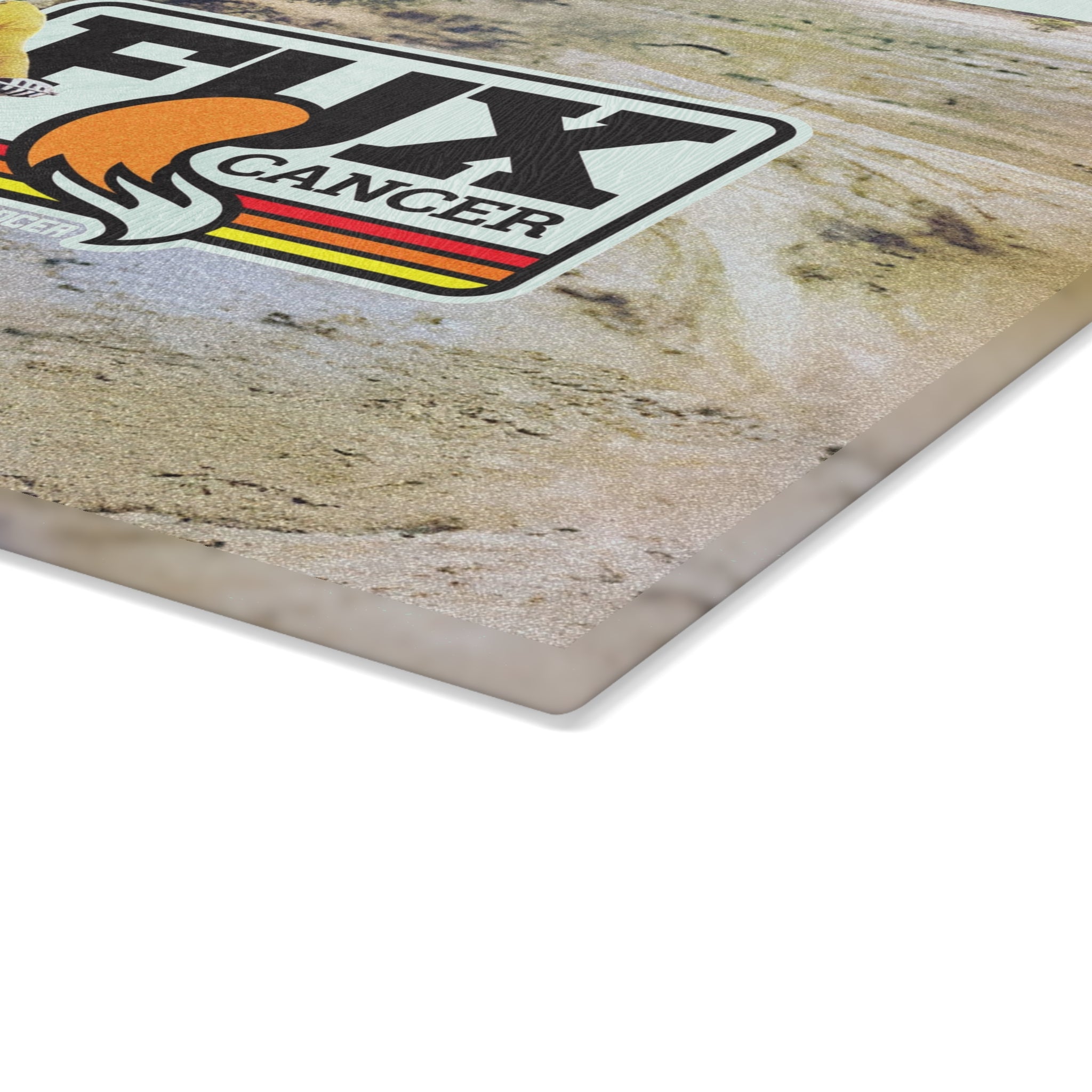 Fux Glass Cutting Board