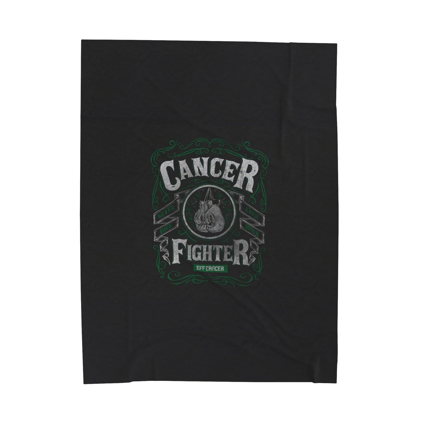 Vintage Fighter Plush Blanket