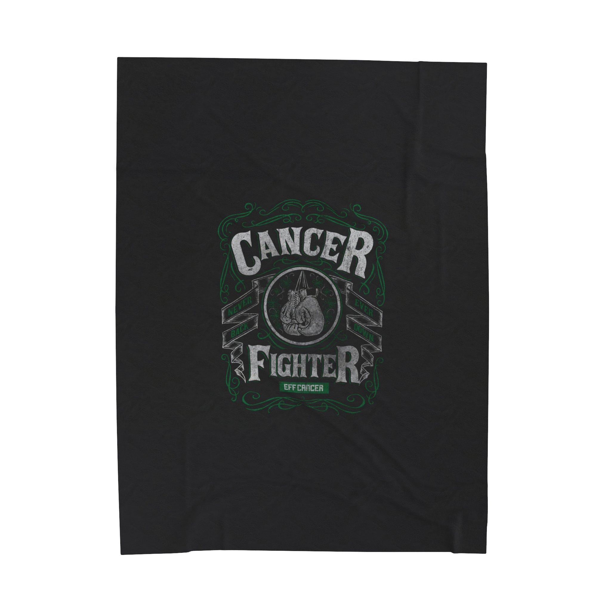 Vintage Fighter Plush Blanket