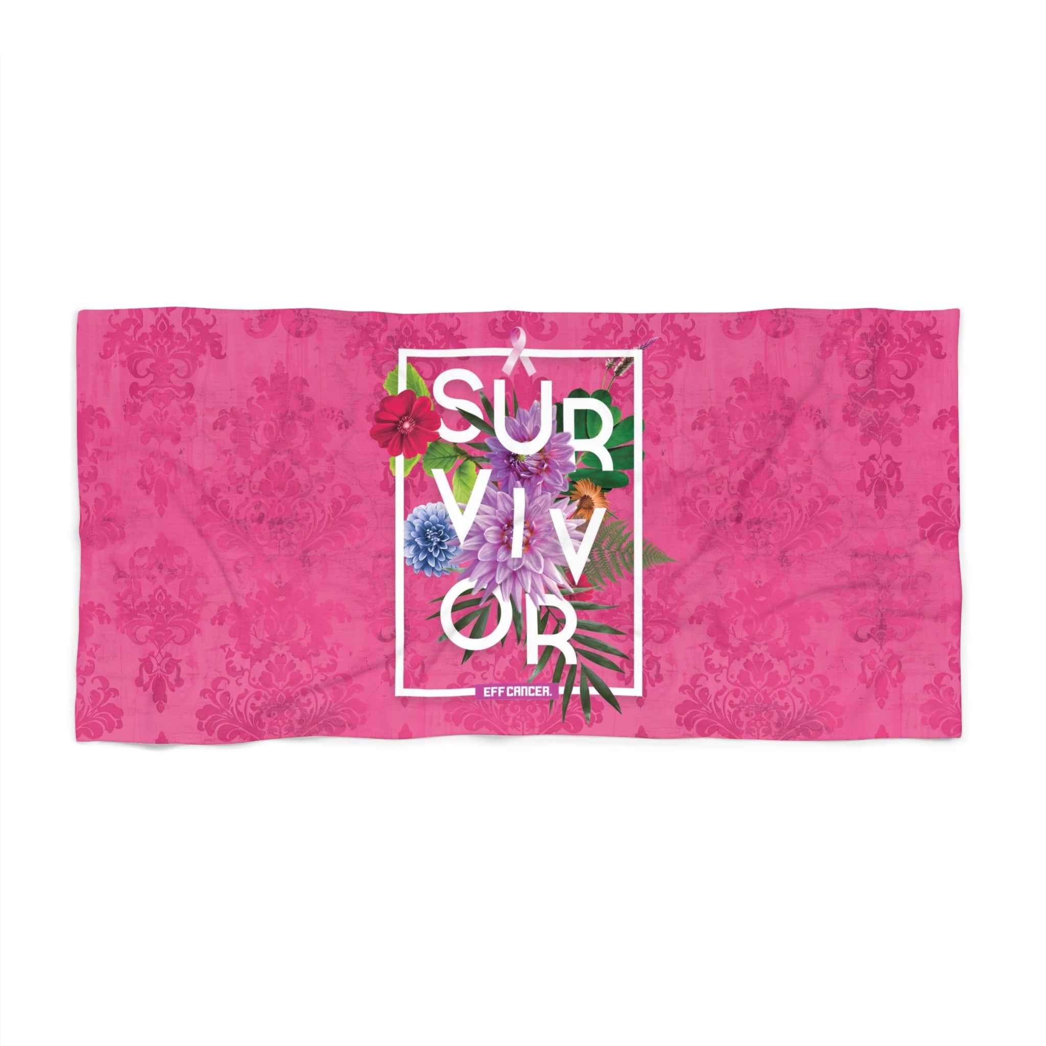 Floral Survival Beach Towel