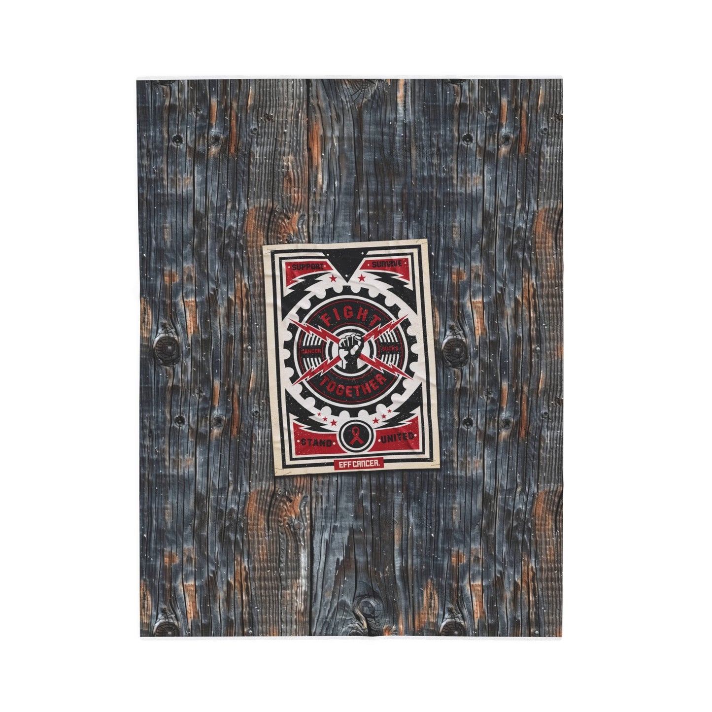 Fight Together Street Plush Blanket