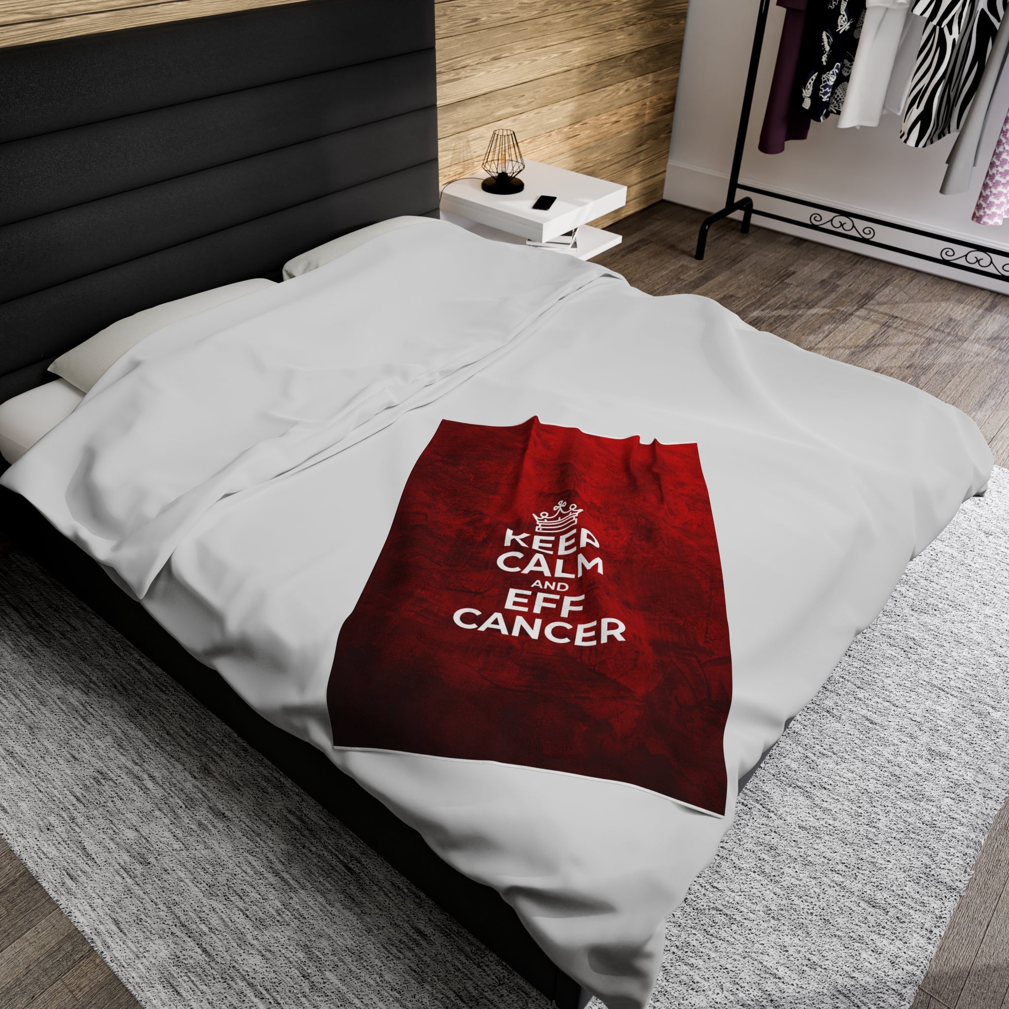 Keep Calm Plush Blanket