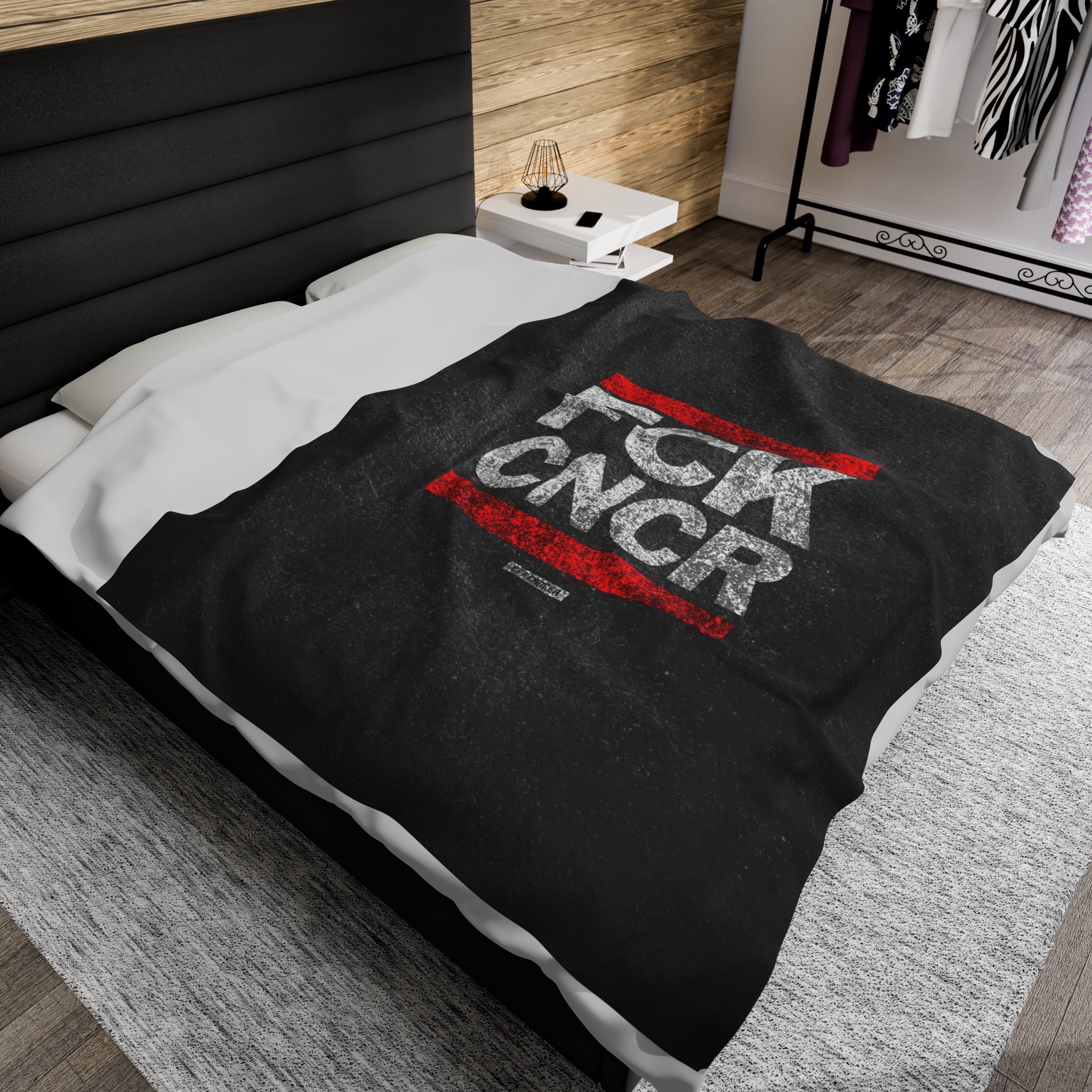 FCK CNCR Plush Blanket
