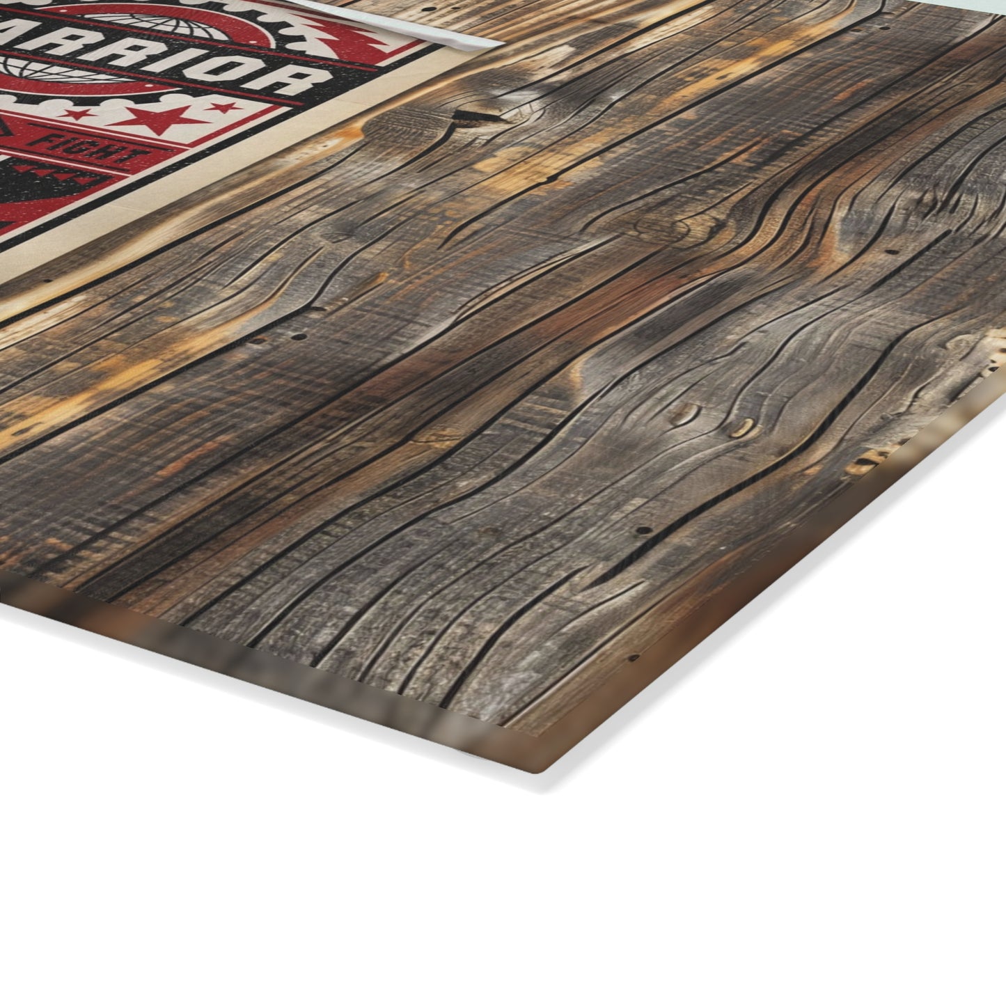 Warrior Street Glass Cutting Board