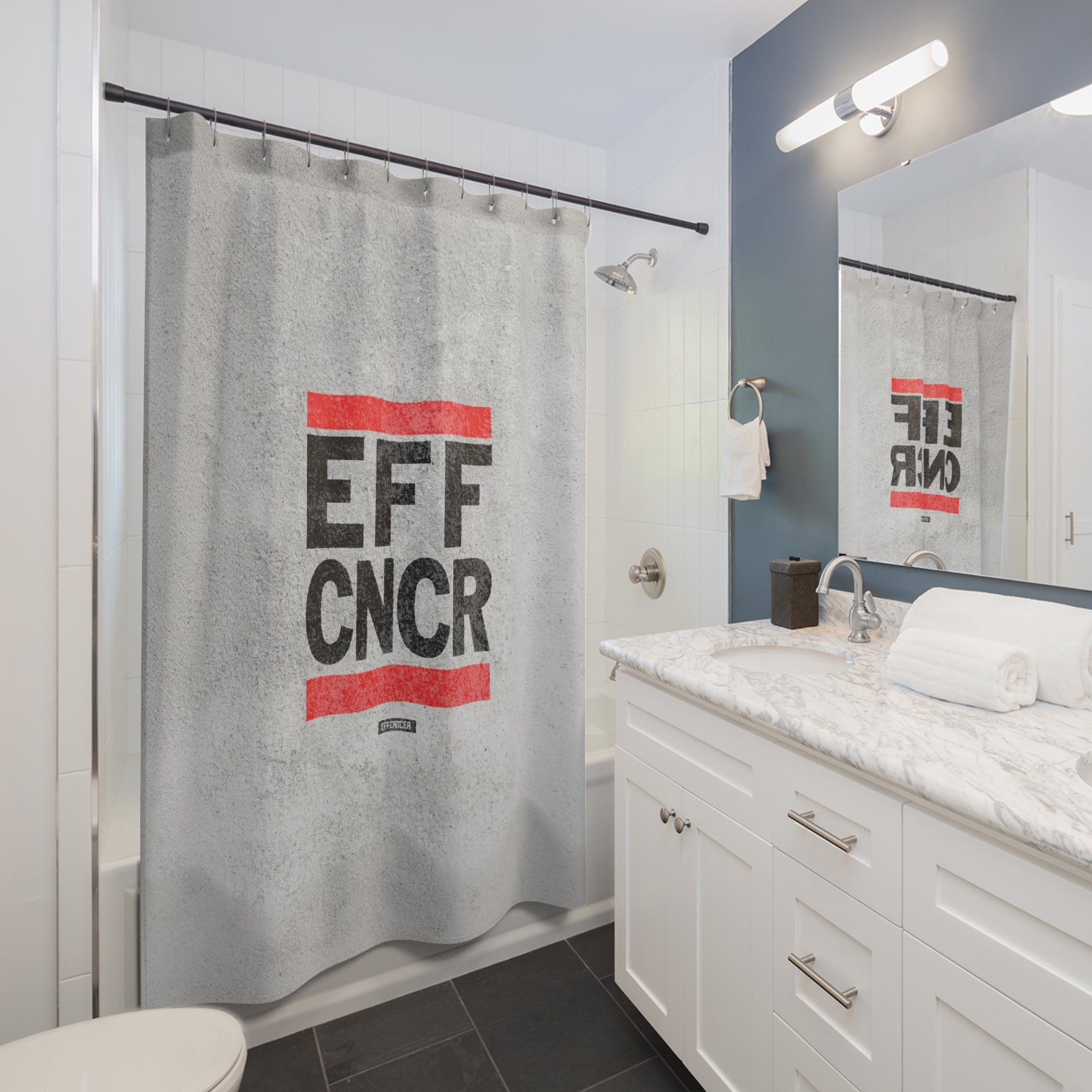 EFF CNCR Shower Curtain