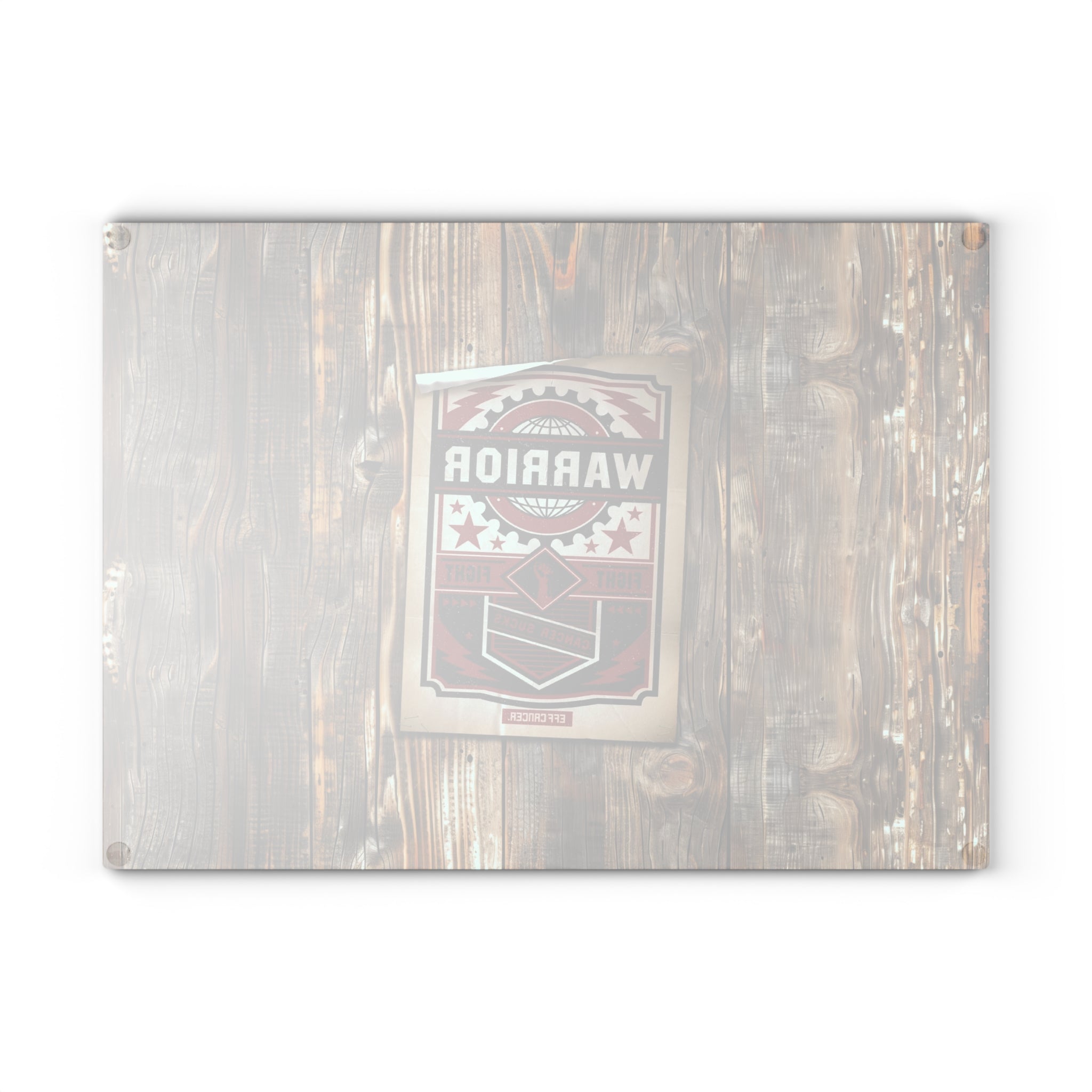 Warrior Street Glass Cutting Board