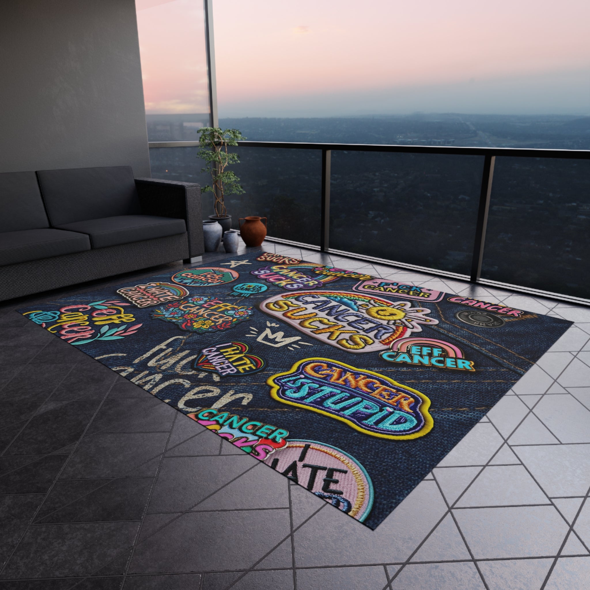 Patchy Outdoor Rug